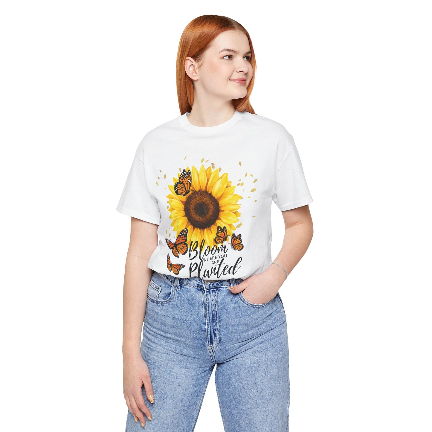 Sunflower Bloom Where You Are Planted Tee - 14920