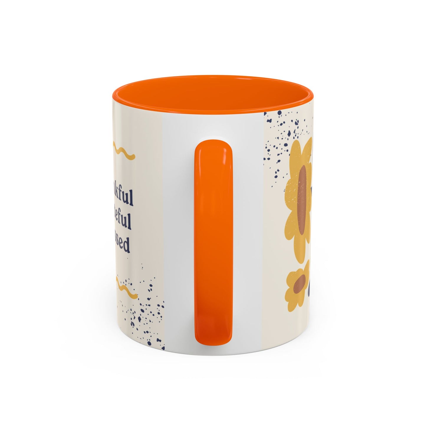 Thanksgiving, Be Thankful, Be Grateful, Be Blessed - Accent Coffee Mug (11, 15oz) - 11088