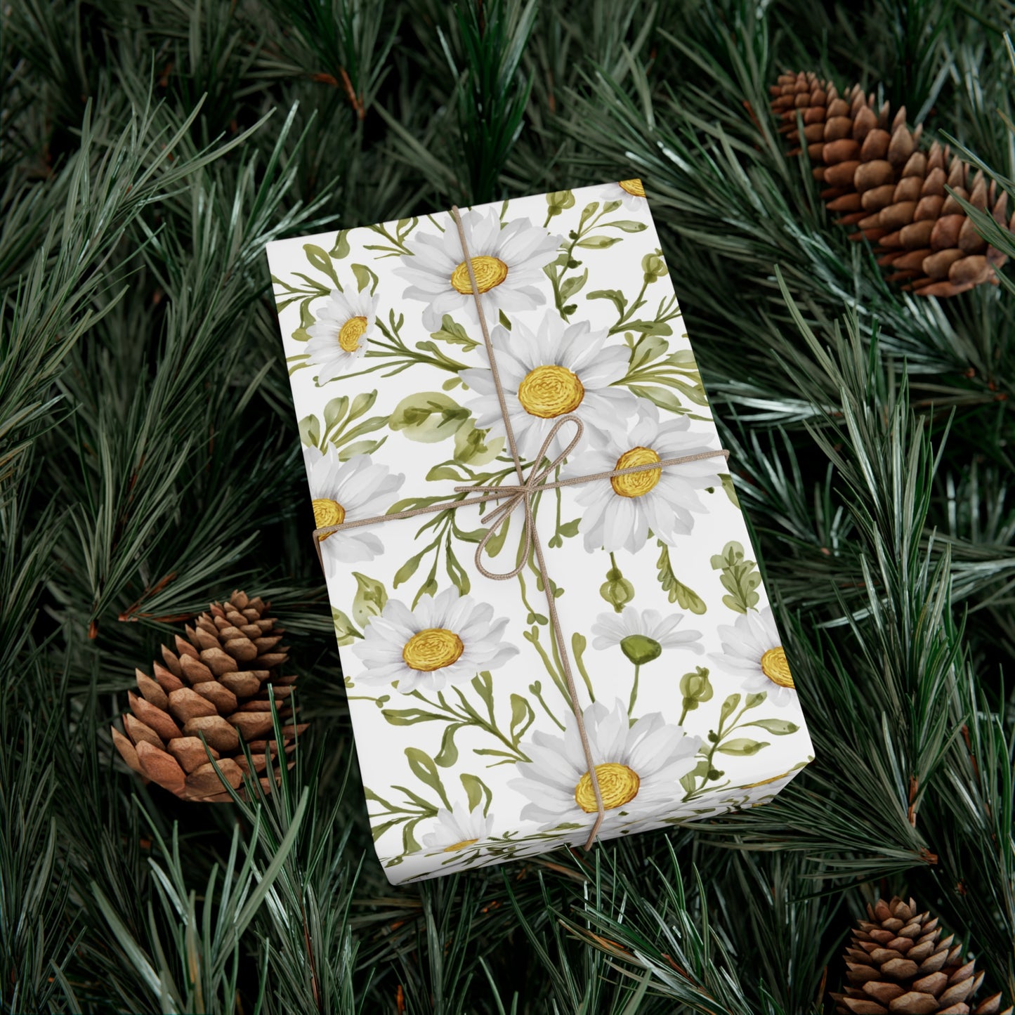 White Flowers - Gift Wrap Papers - 10252