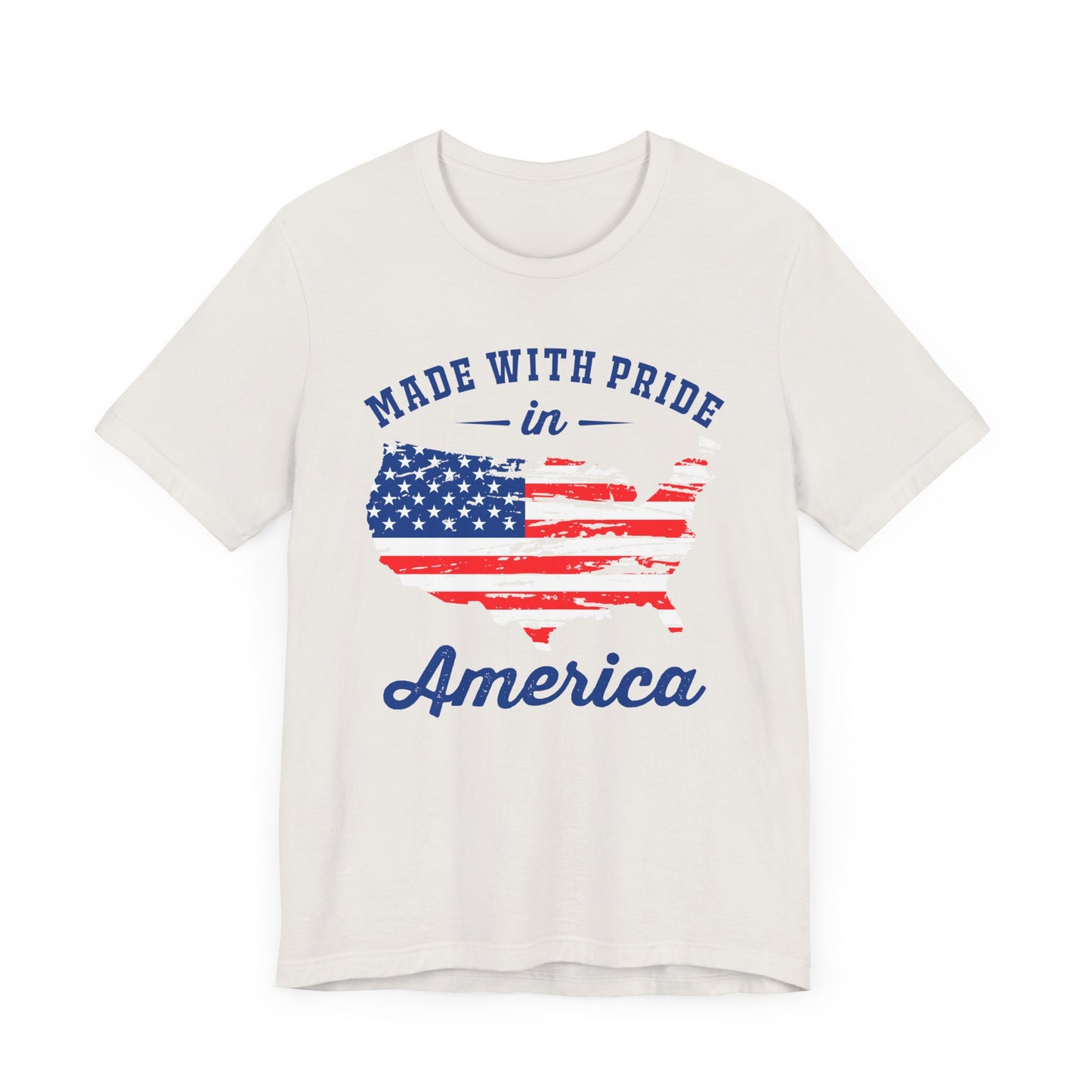 American Pride Unisex Tee, Patriotic Shirt, USA Pride Tee, Independence Day Apparel, Gift for Veterans, Summer Fashion - 13693