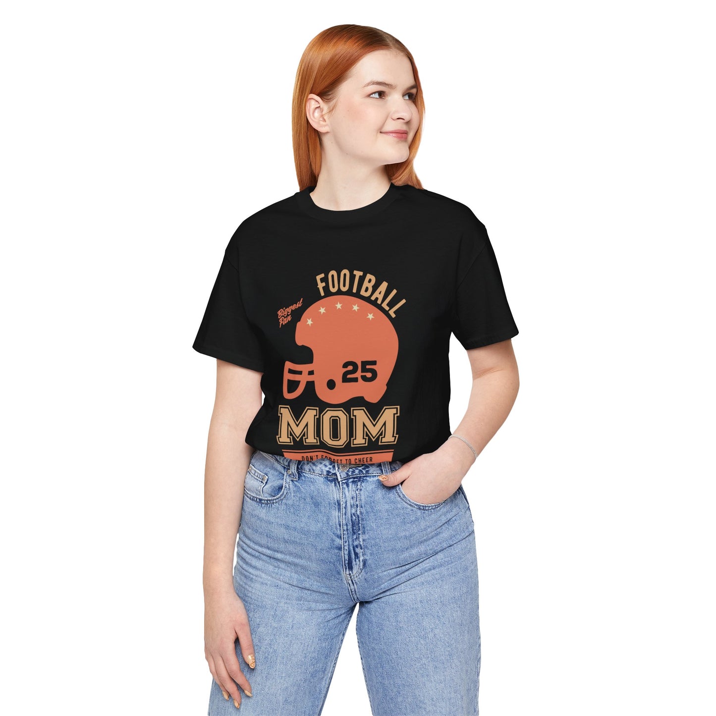 Biggest Fan, Football Mom, Don't Forget To Cheer - Unisex Jersey Short Sleeve Tee