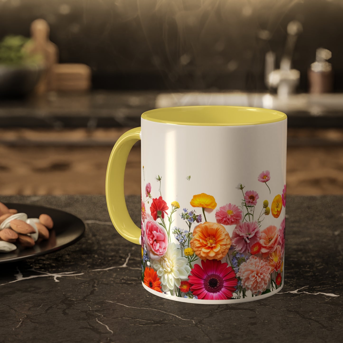 Bright Flowers - Colorful Mugs, 11oz