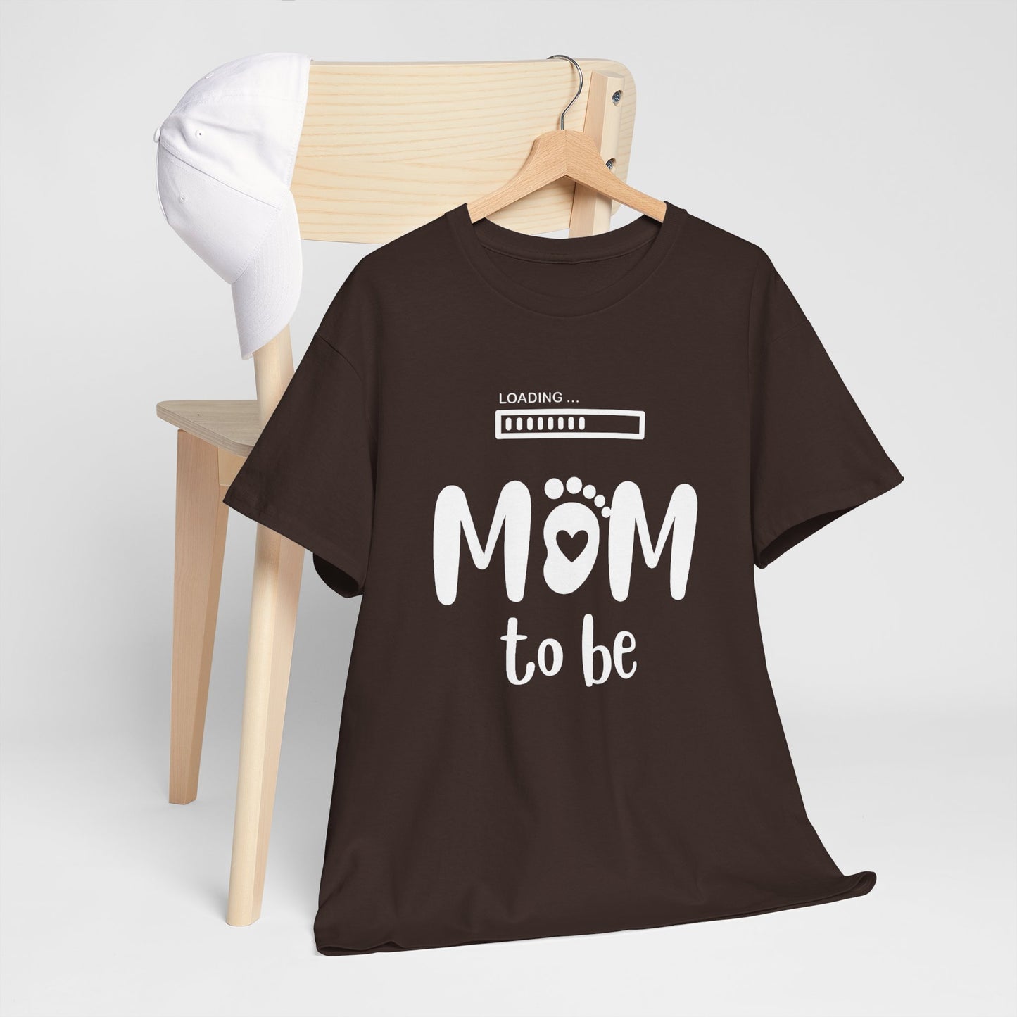 Mom to Be Shirt – Pregnancy Announcement Gift Tee with Loading Bar - 14879