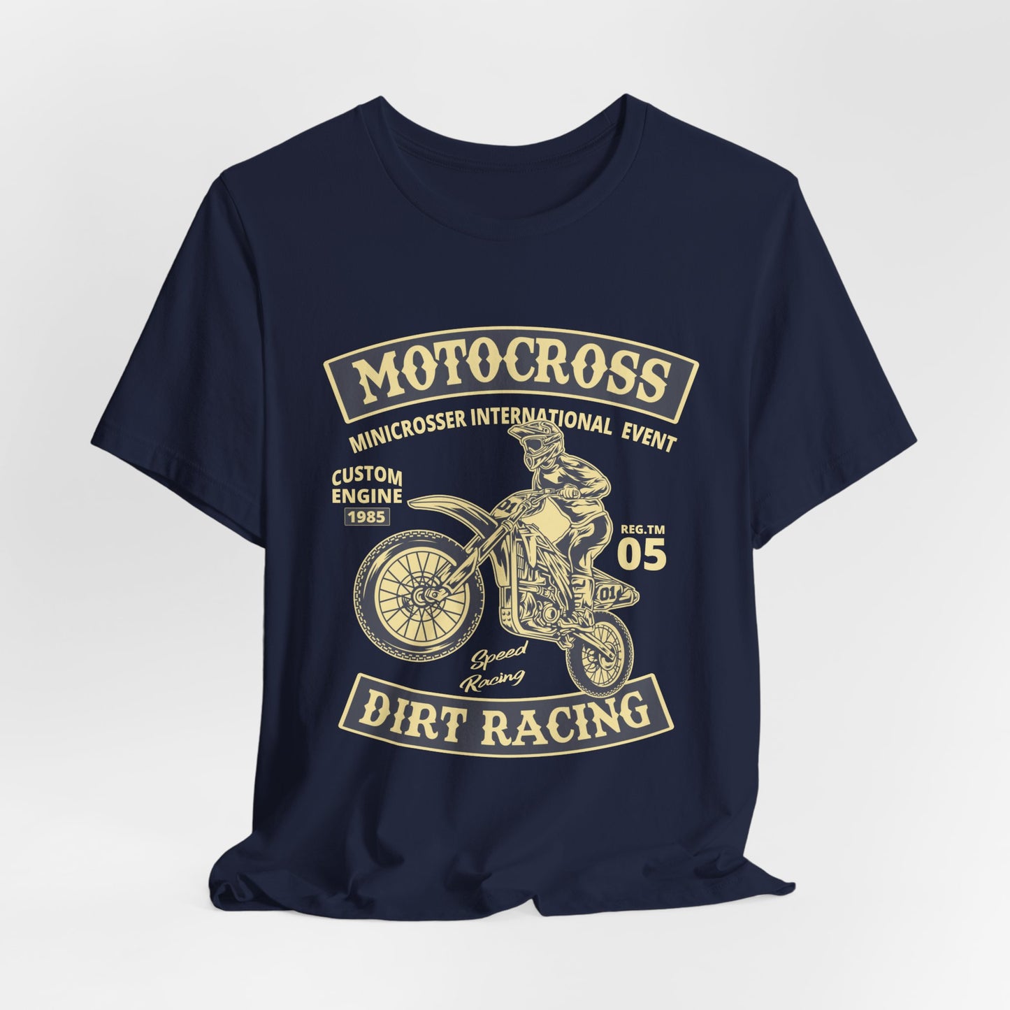Motocross, Dirt Racing - Unisex Jersey Short Sleeve Tee - 13147
