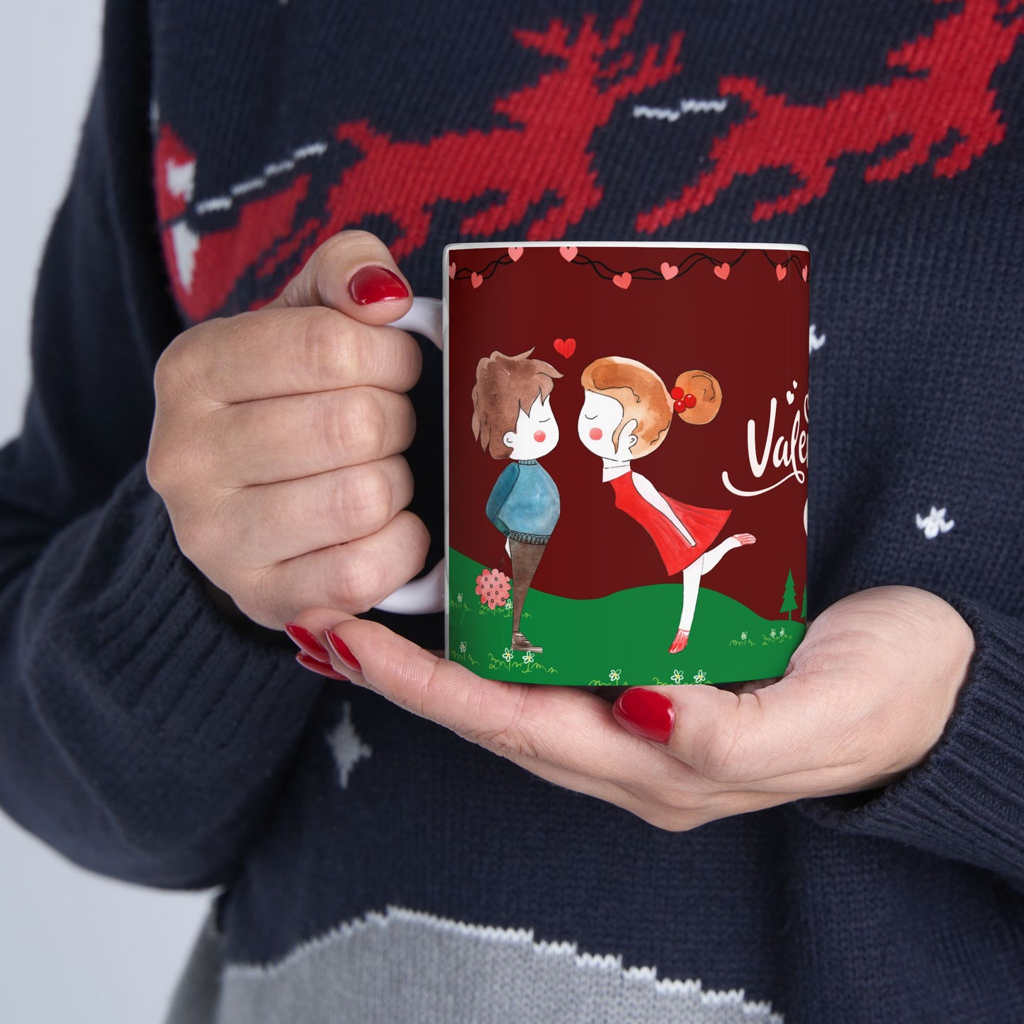 Happy Valentine's Day! - Ceramic Mug, (11oz, 15oz) - 11178