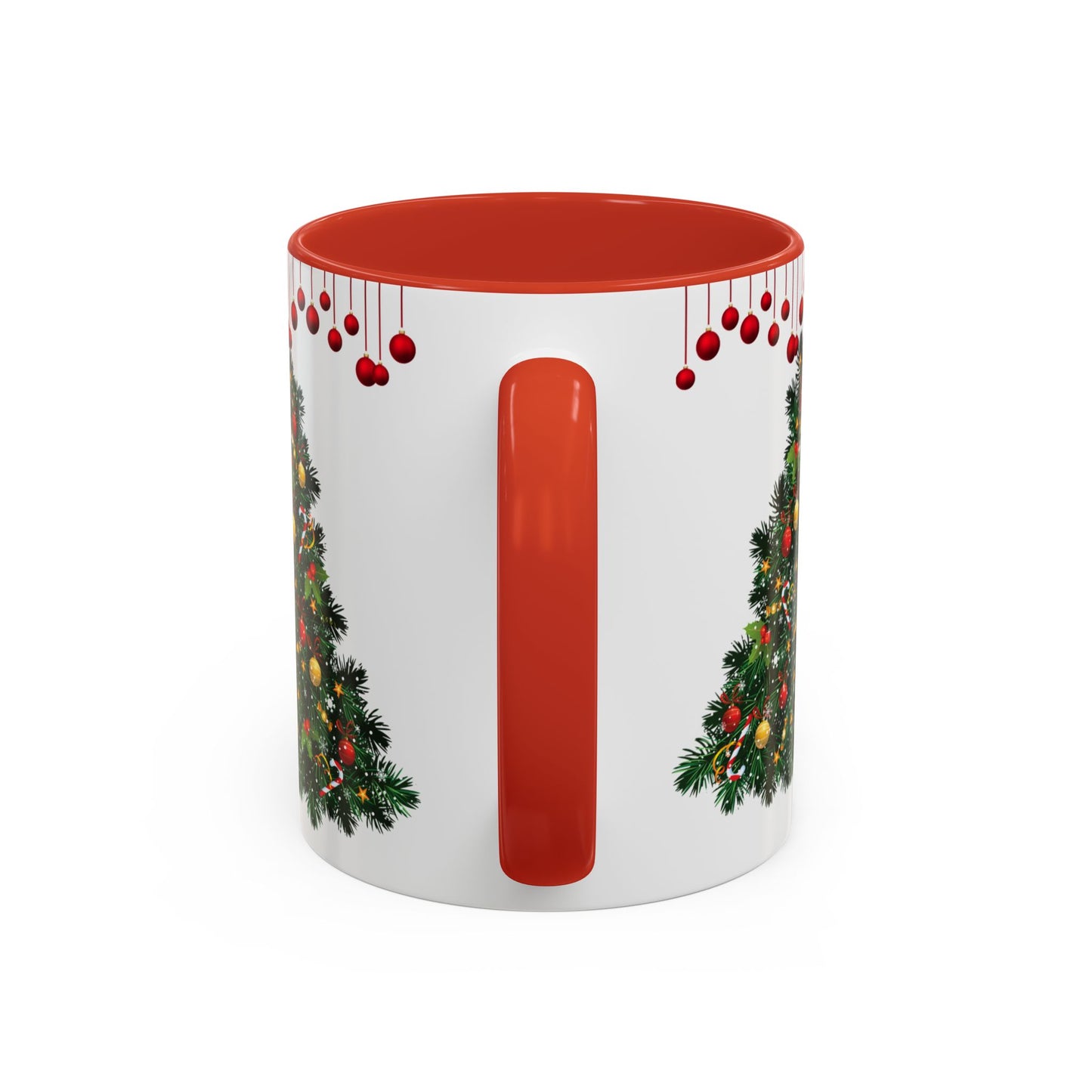 Merry Christmas - Accent Coffee Mug (11, 15oz)