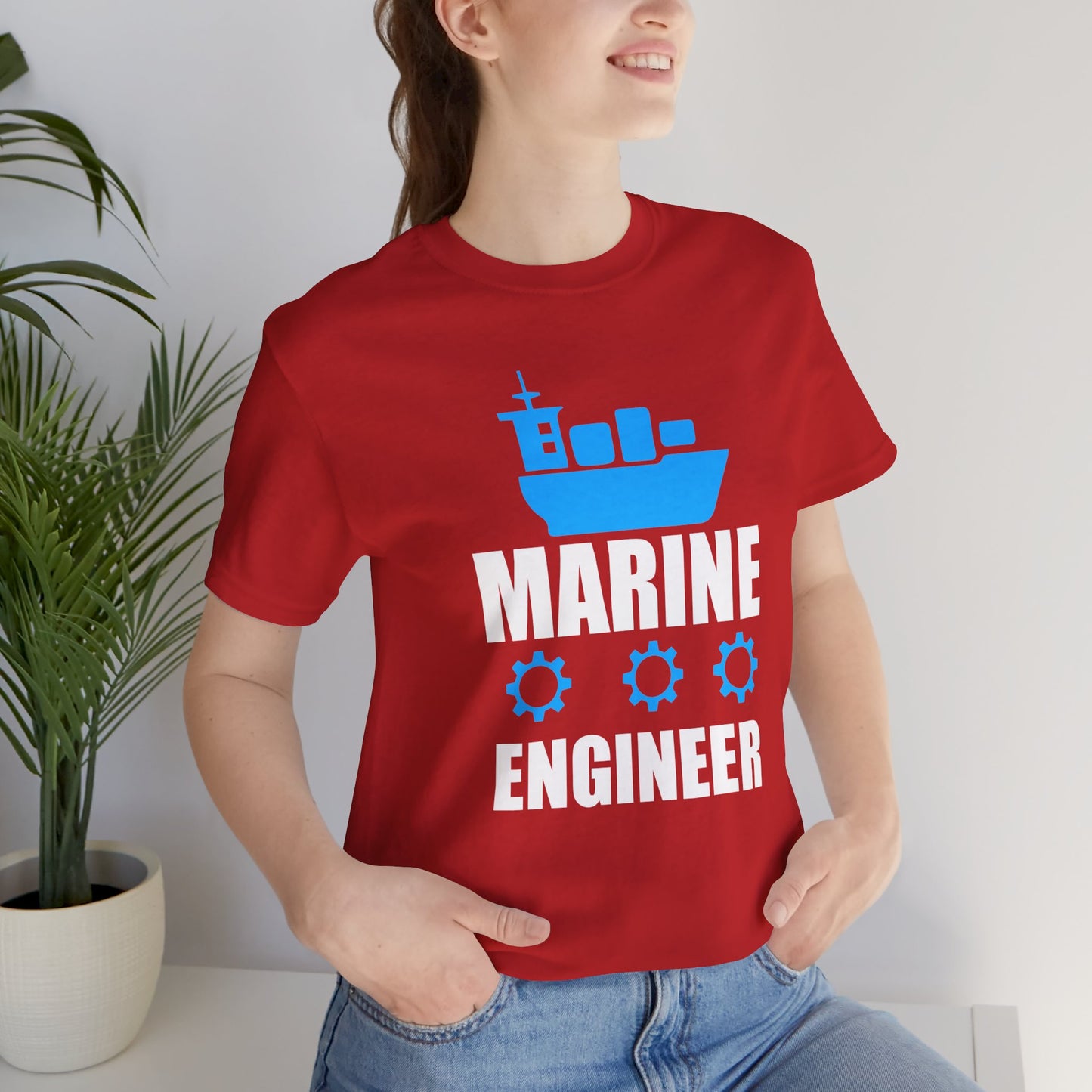 Marine Engineer - Unisex Jersey Short Sleeve Tee