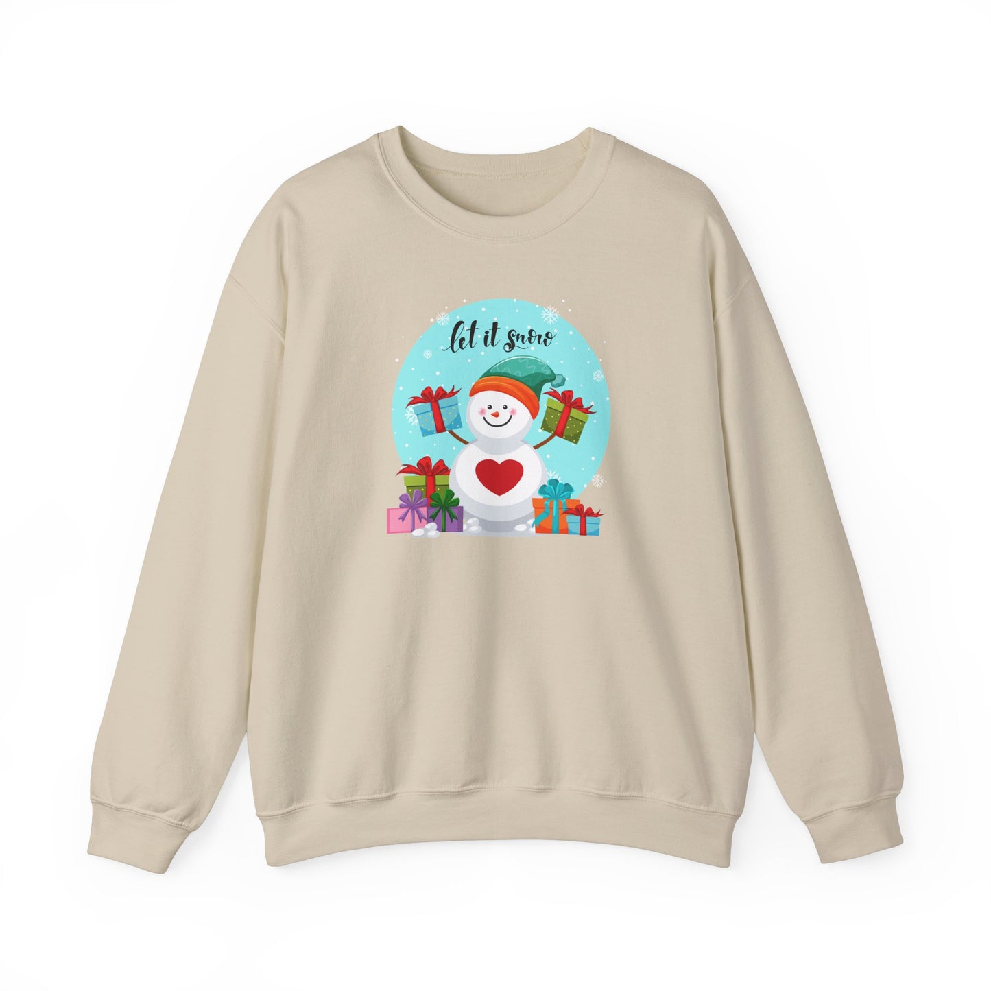 Santa, Let It snow - Unisex Heavy Blend™ Crewneck Sweatshirt - 10009