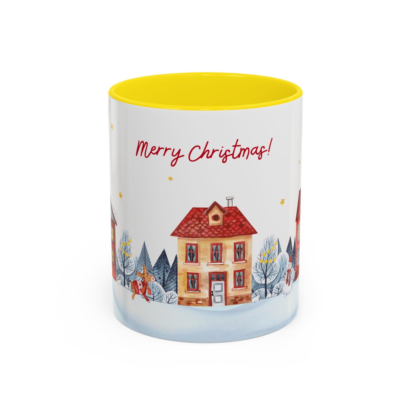 Merry Christmas, Holiday Vibe - Accent Coffee Mug (11, 15oz) - 11079