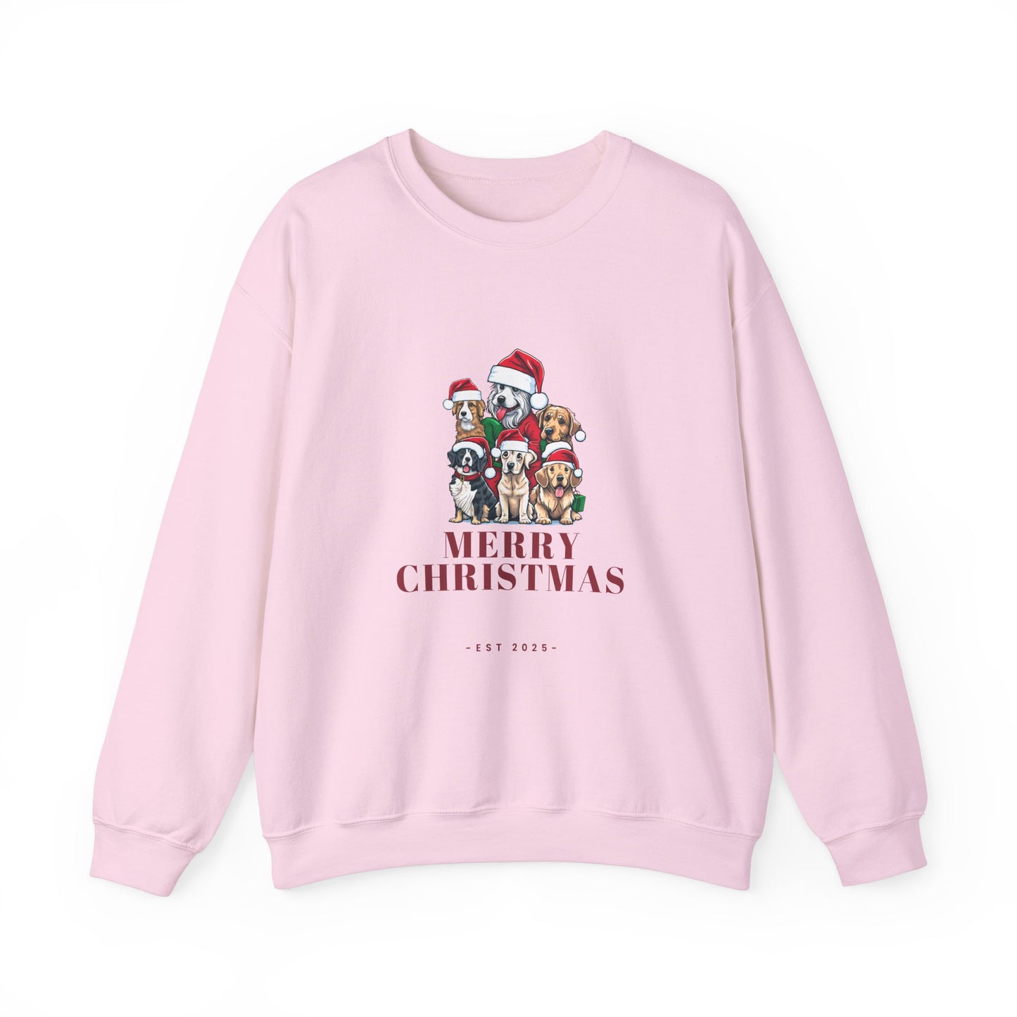 Merry Christmas, Dogs - Unisex Heavy Blend™ Crewneck Sweatshirt