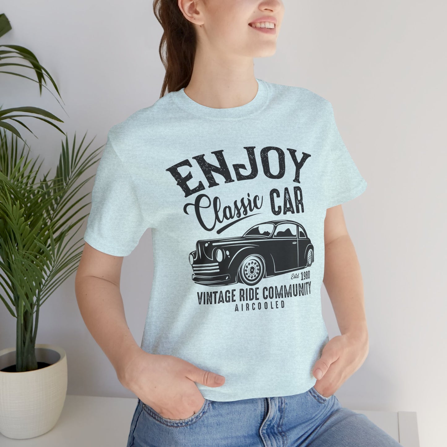 Enjoy Classic Car - Unisex Jersey Short Sleeve Tee - 12607
