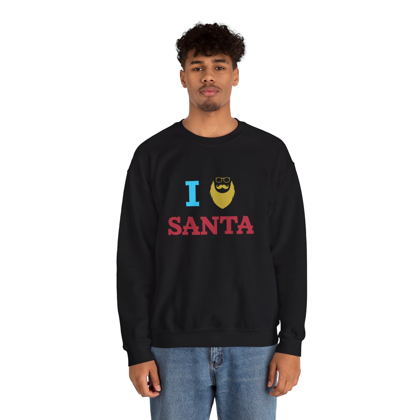 I love Santa - Unisex Heavy Blend™ Crewneck Sweatshirt