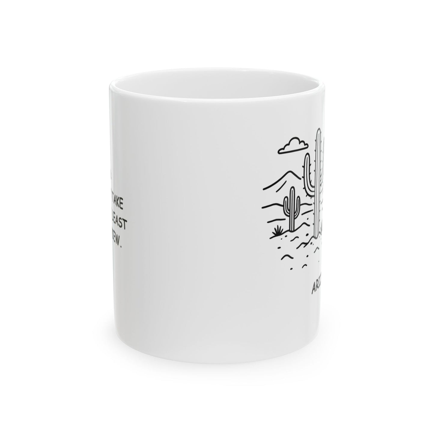 "Arizona: If you can’t take the heat, at least enjoy the view." Ceramic Mug - 13161