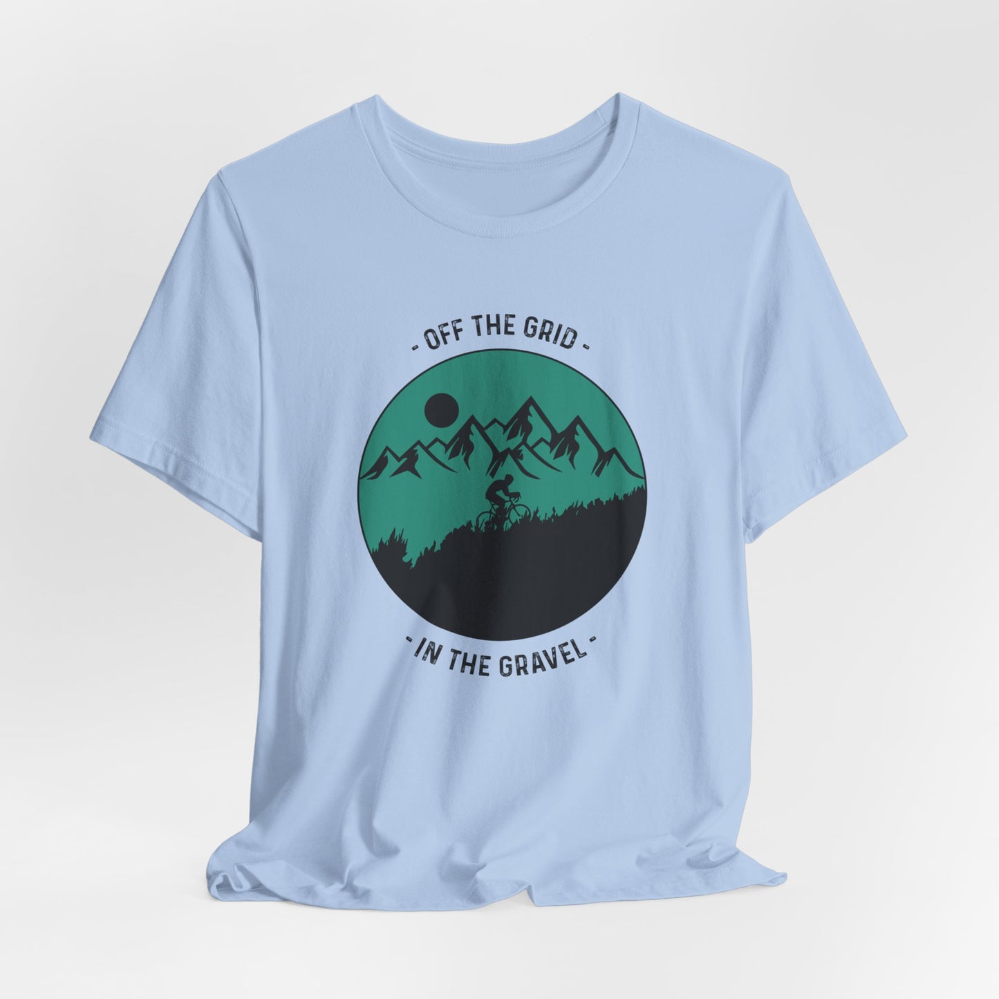 Bicycle: Off The Grid, In The Gravel - Unisex Jersey Short Sleeve Tee