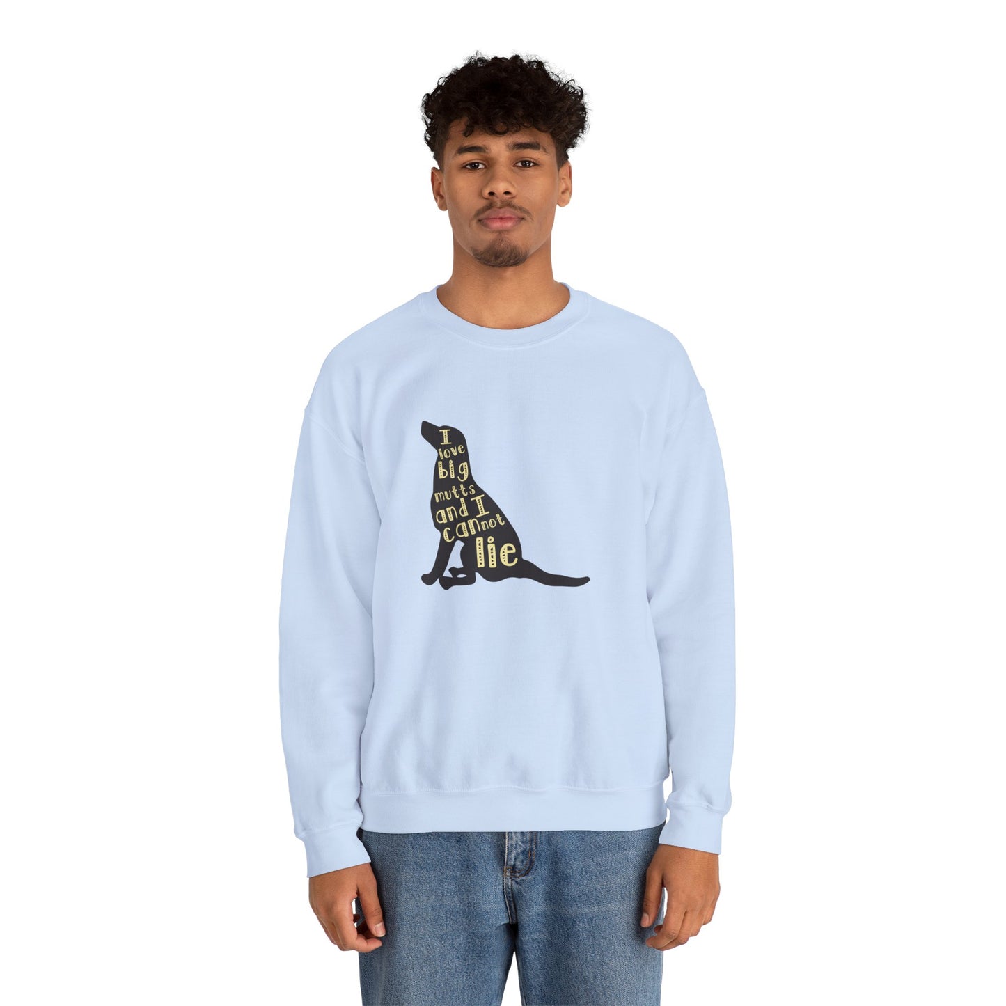 I Love Big Mutts and I Cannot Lie - Unisex Heavy Blend™ Crewneck Sweatshirt