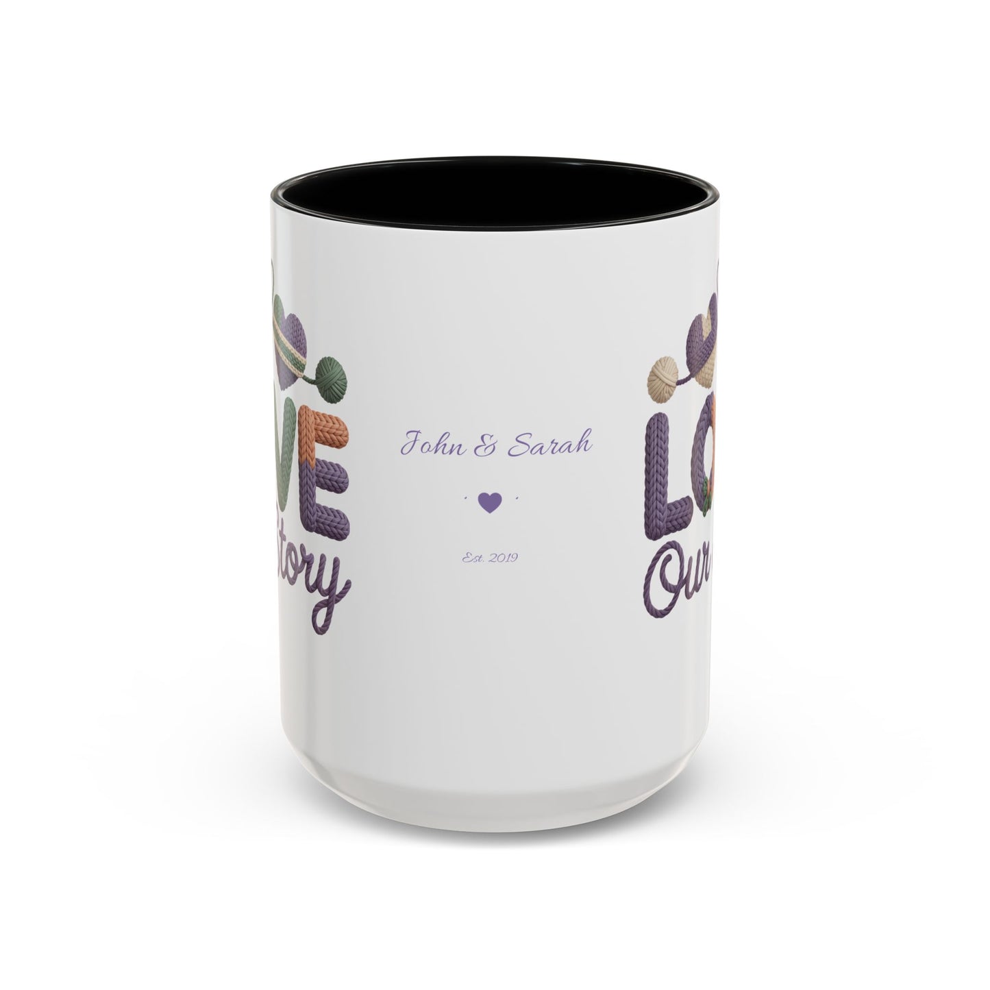 Our Story Personalized Mug — Custom Names & Established Date | Couple Gift (11oz / 15oz) - 14749
