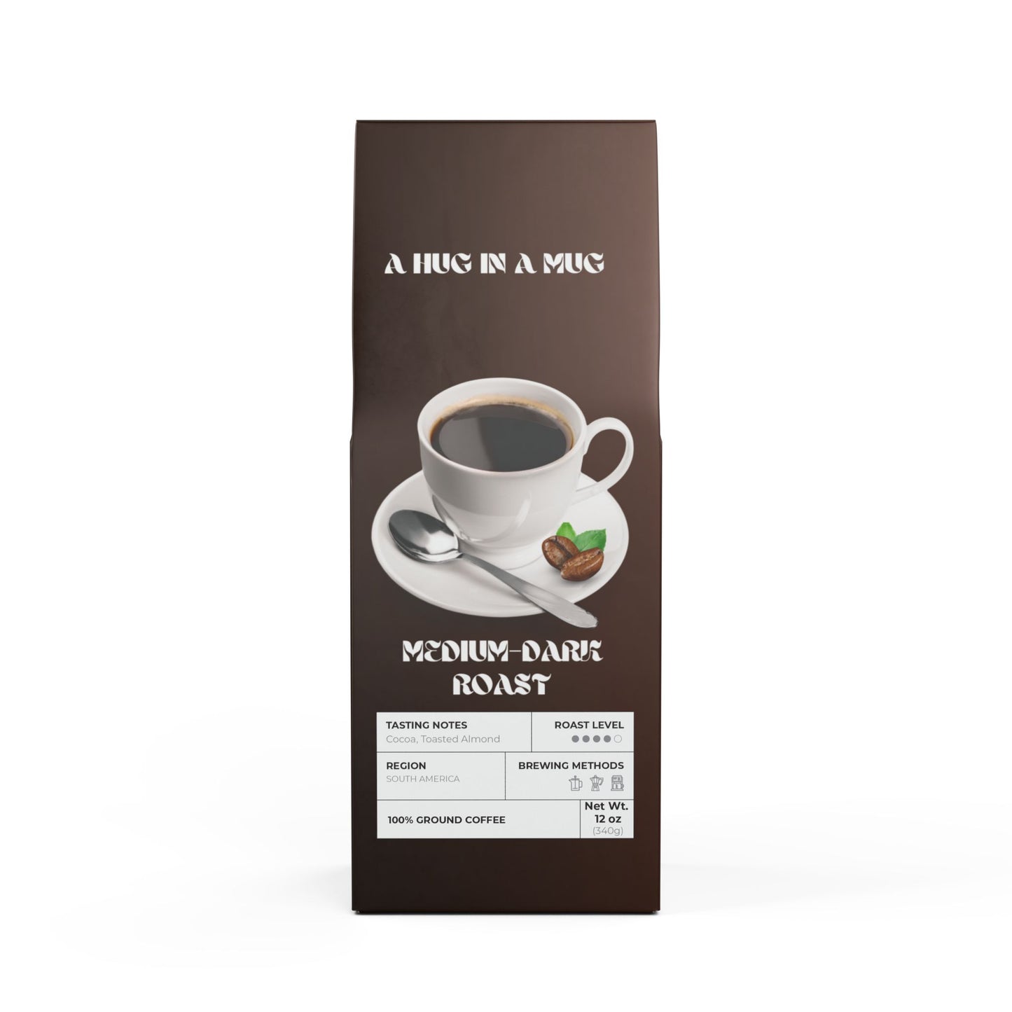 A Hug in A Mug - Cascades Coffee Blend (Medium-Dark Roast) - 12623