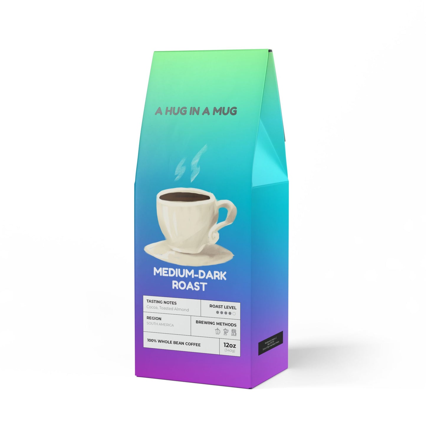 A Hug in A Mug - Cascades Coffee Blend (Medium-Dark Roast)