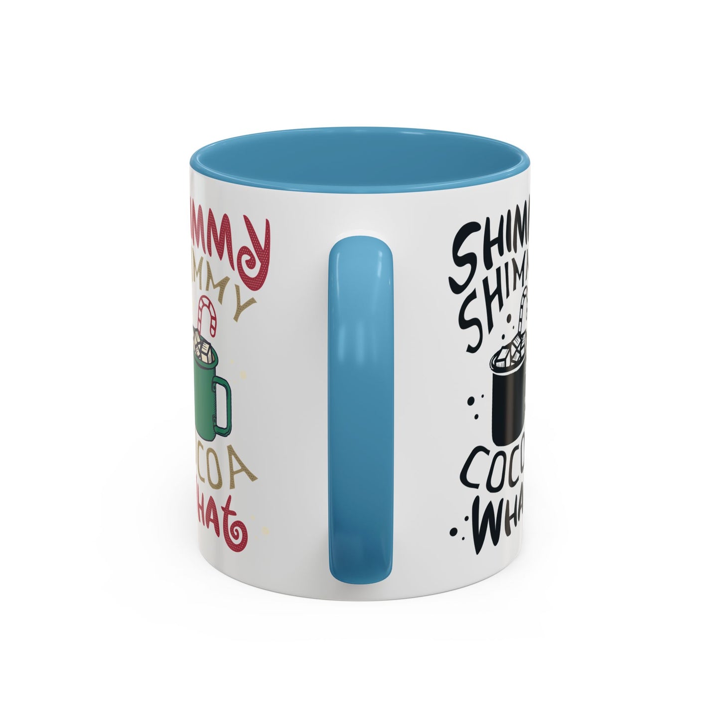 Rocking Around The Tree Upside Down - Accent Coffee Mug (11, 15oz)