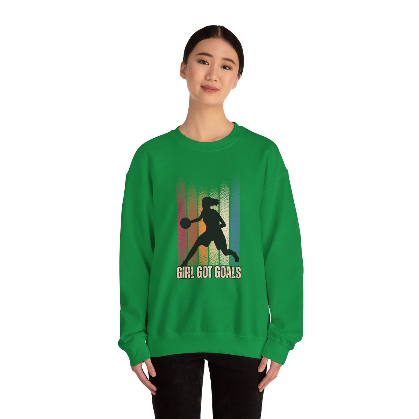 Basketball, Girl Got Goals - Unisex Heavy Blend™ Crewneck Sweatshirt - 10711