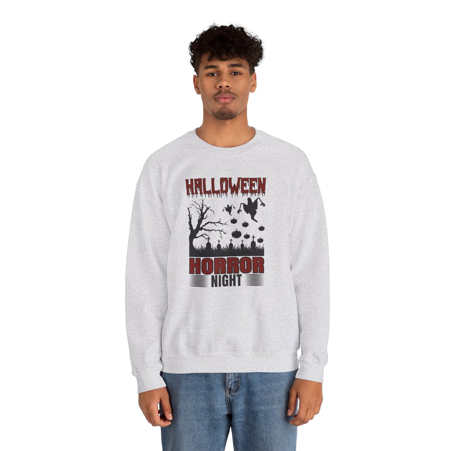 Halloween Horror Night - Unisex Heavy Blend™ Crewneck Sweatshirt