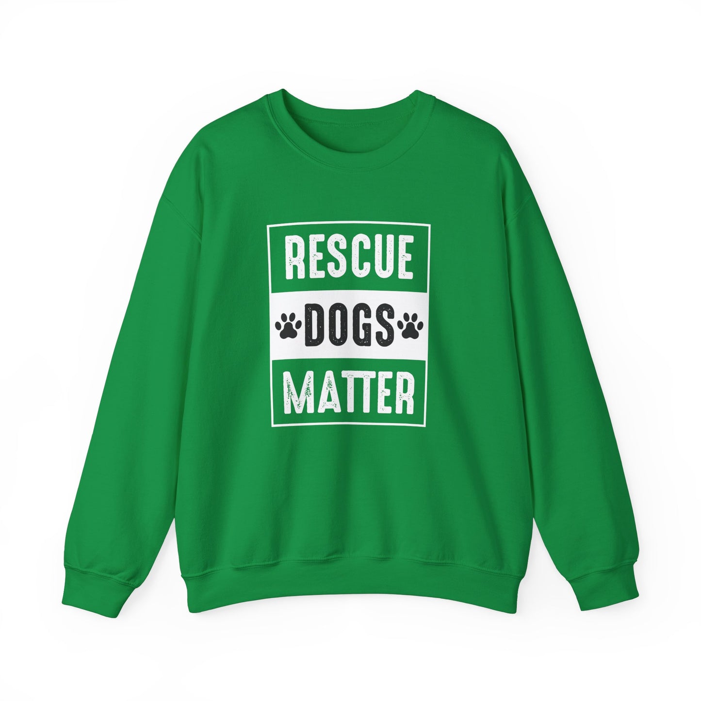 Rescue Dogs Matter - Unisex Heavy Blend™ Crewneck Sweatshirt