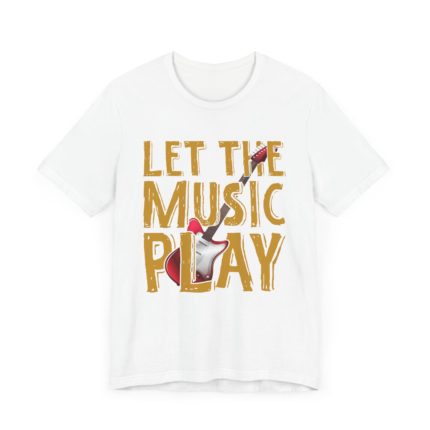 Music: Let The Music Play - Unisex Jersey Short Sleeve Tee