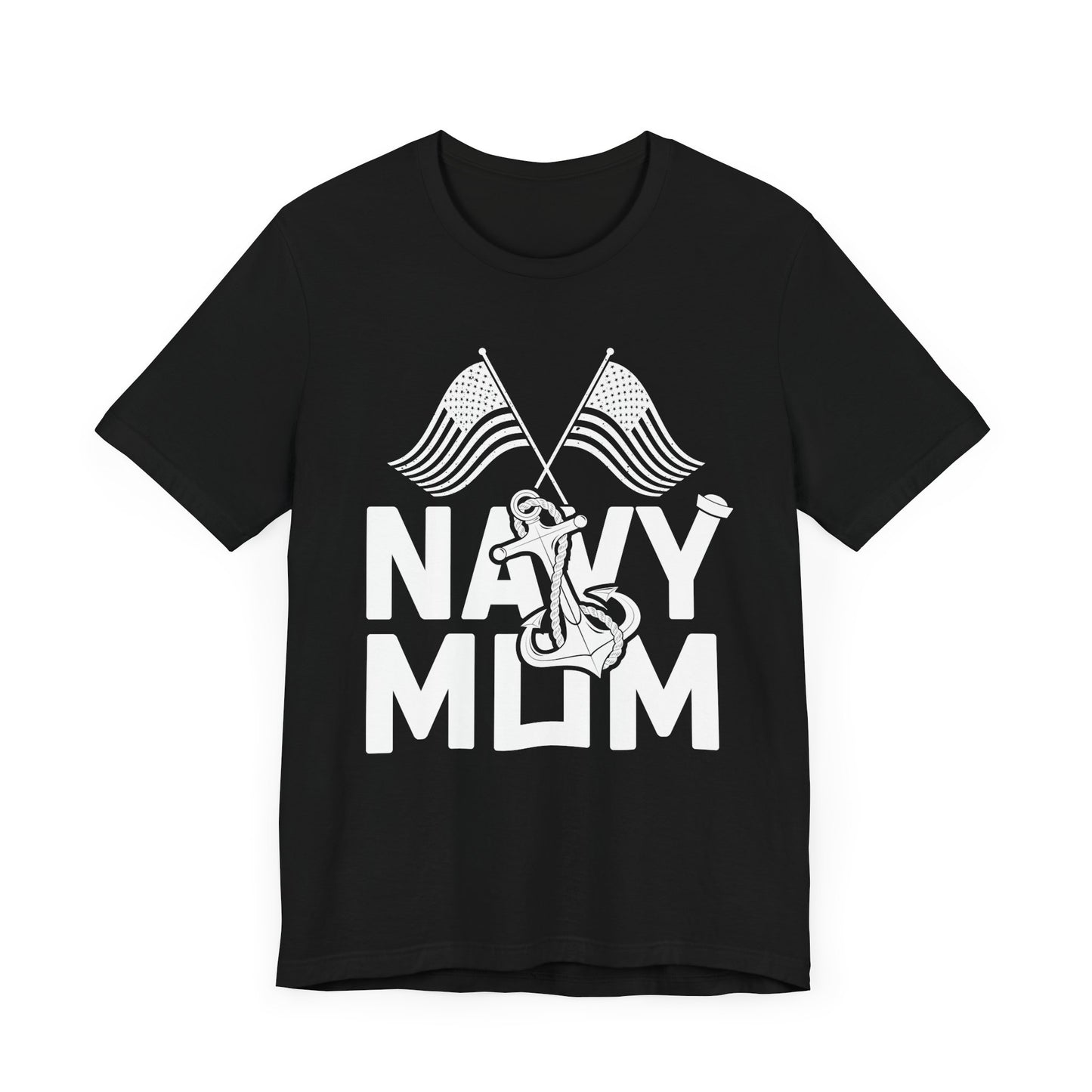 Navy Mom - Unisex Jersey Short Sleeve Tee - 13045