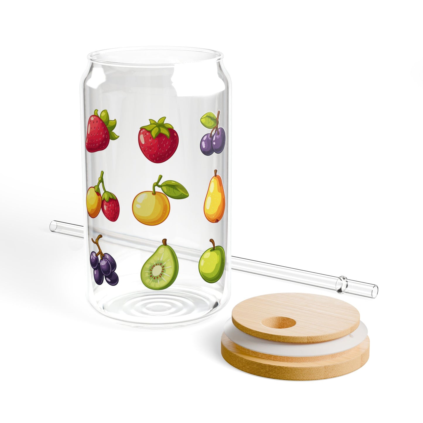 Fresh, Fruity, and Fabulous!,  Customizable - Sipper Glass, 16oz