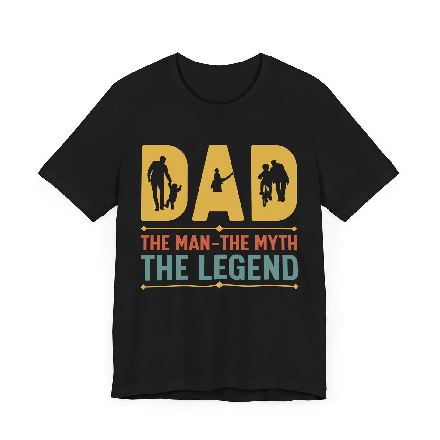 Dad, The Man, The Myth, The Legend - Unisex Jersey Short Sleeve Tee - 13728