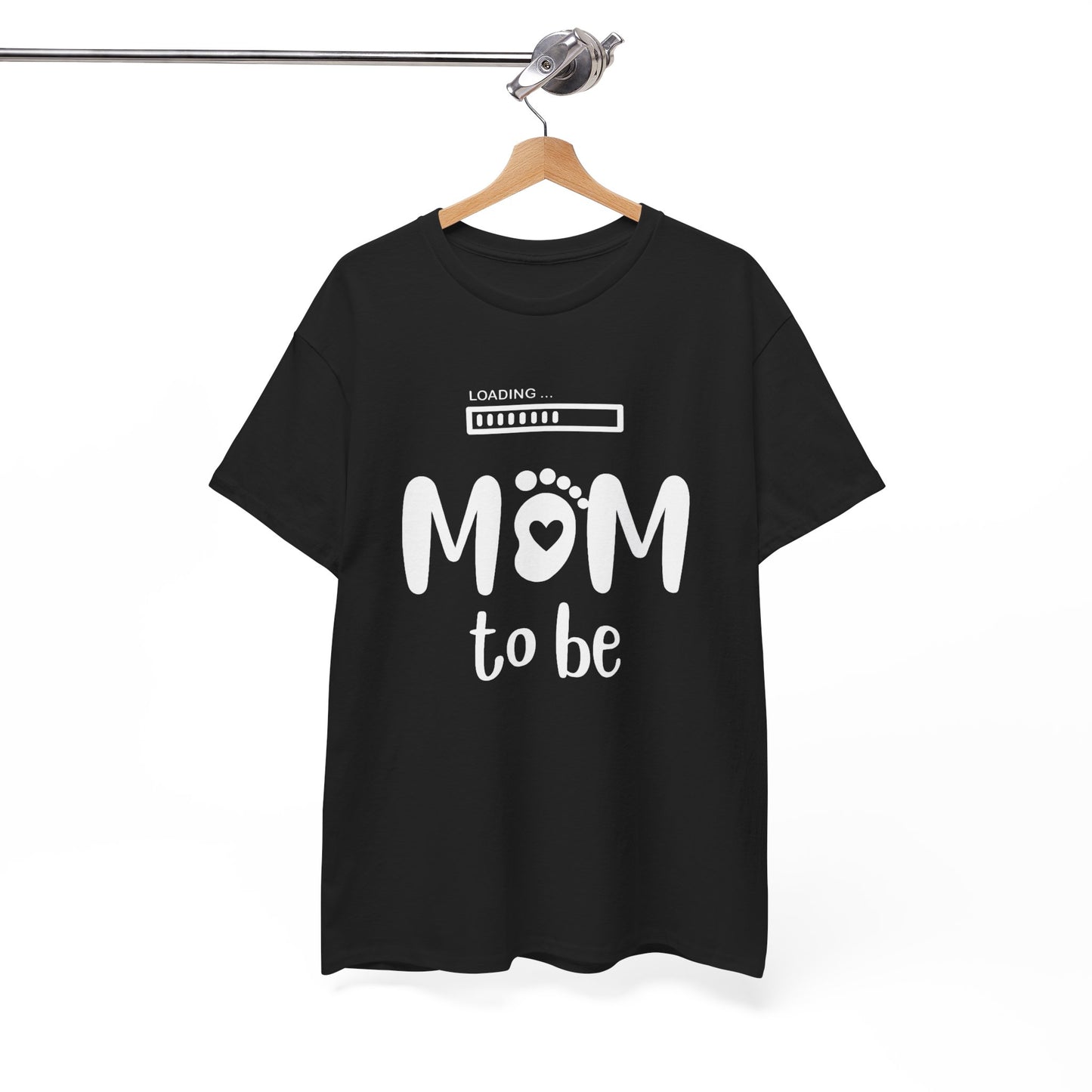 Mom to Be Shirt – Pregnancy Announcement Gift Tee with Loading Bar - 14879