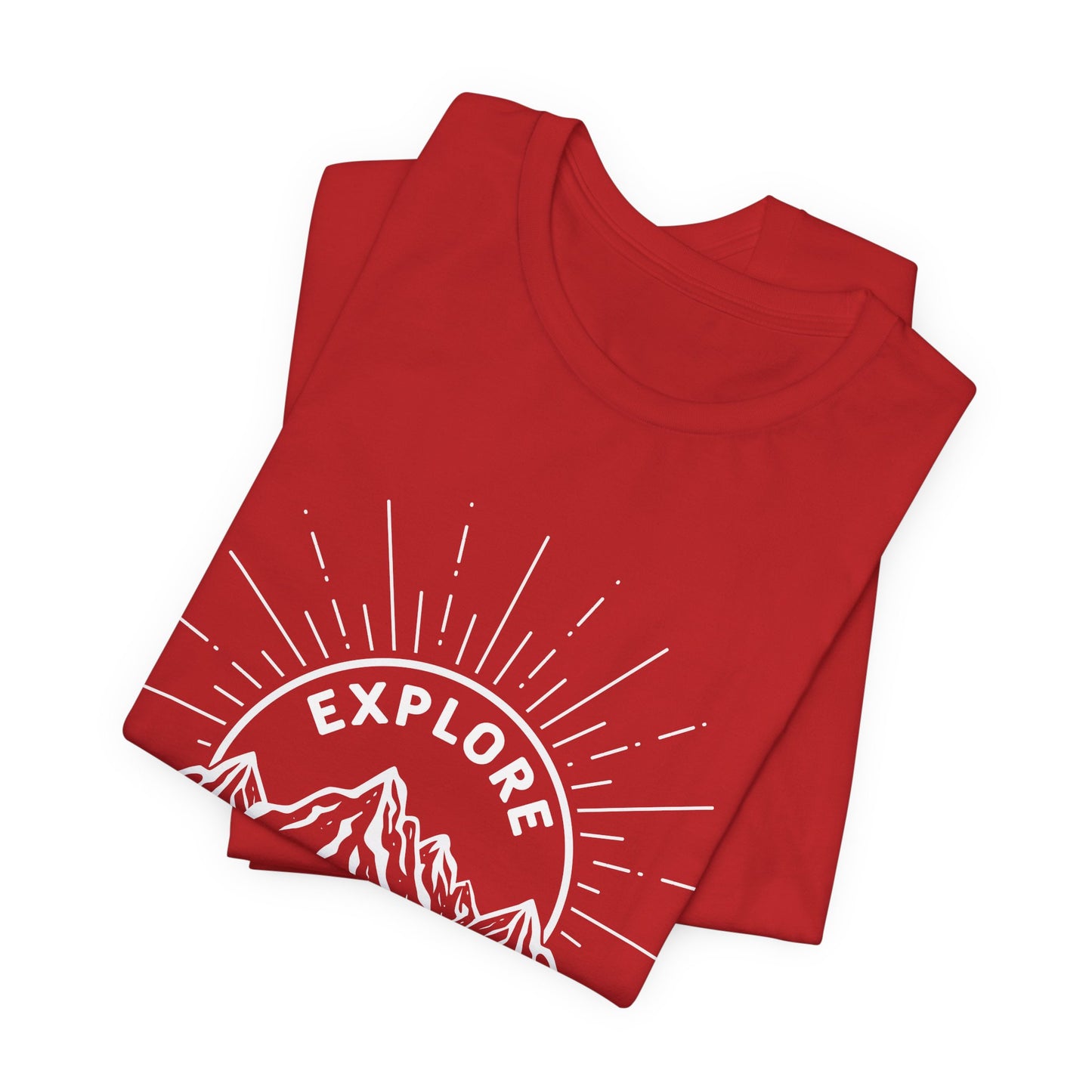 Camping: Explore - Unisex Jersey Short Sleeve Tee - 12640