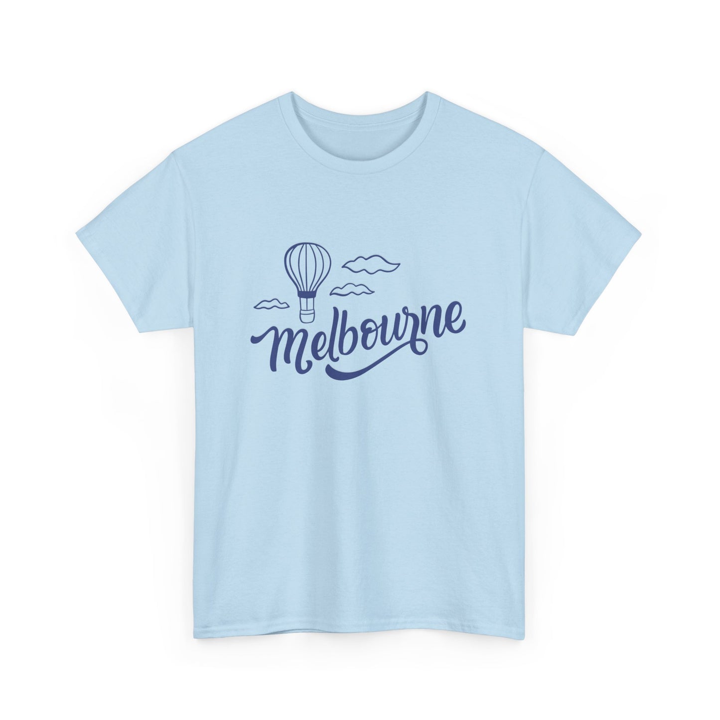 Melbourne Hot Air Balloon Unisex Heavy Cotton Tee - 12142