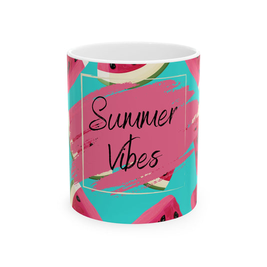 Summer Vibes - Ceramic Mug, (11oz, 15oz) - 11071