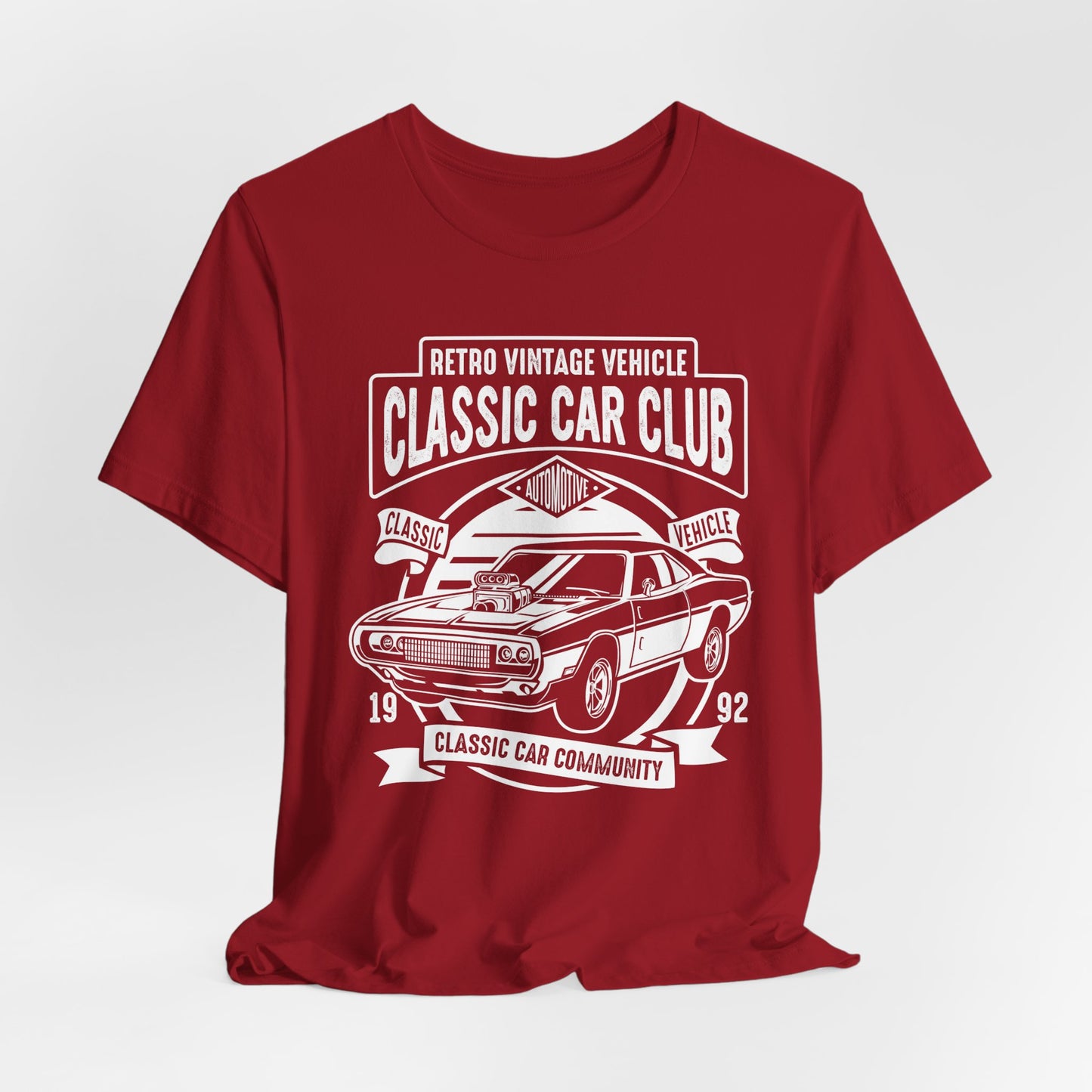 Retro Vintage Vehicle - Unisex Jersey Short Sleeve Tee - 12698