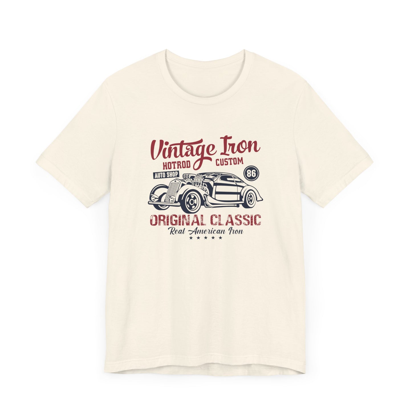 Vintage Iron, Hotrod Custom, Original Classic - Unisex Jersey Short Sleeve Tee