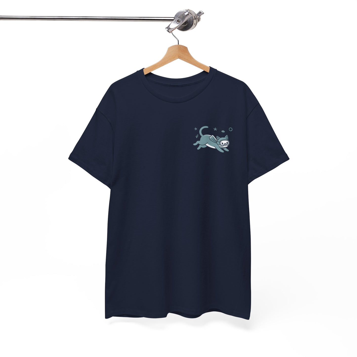 Sea Cats T-Shirt — Cute Underwater Cat Graphic Tee, Ocean Cat Lover Gift - 14869