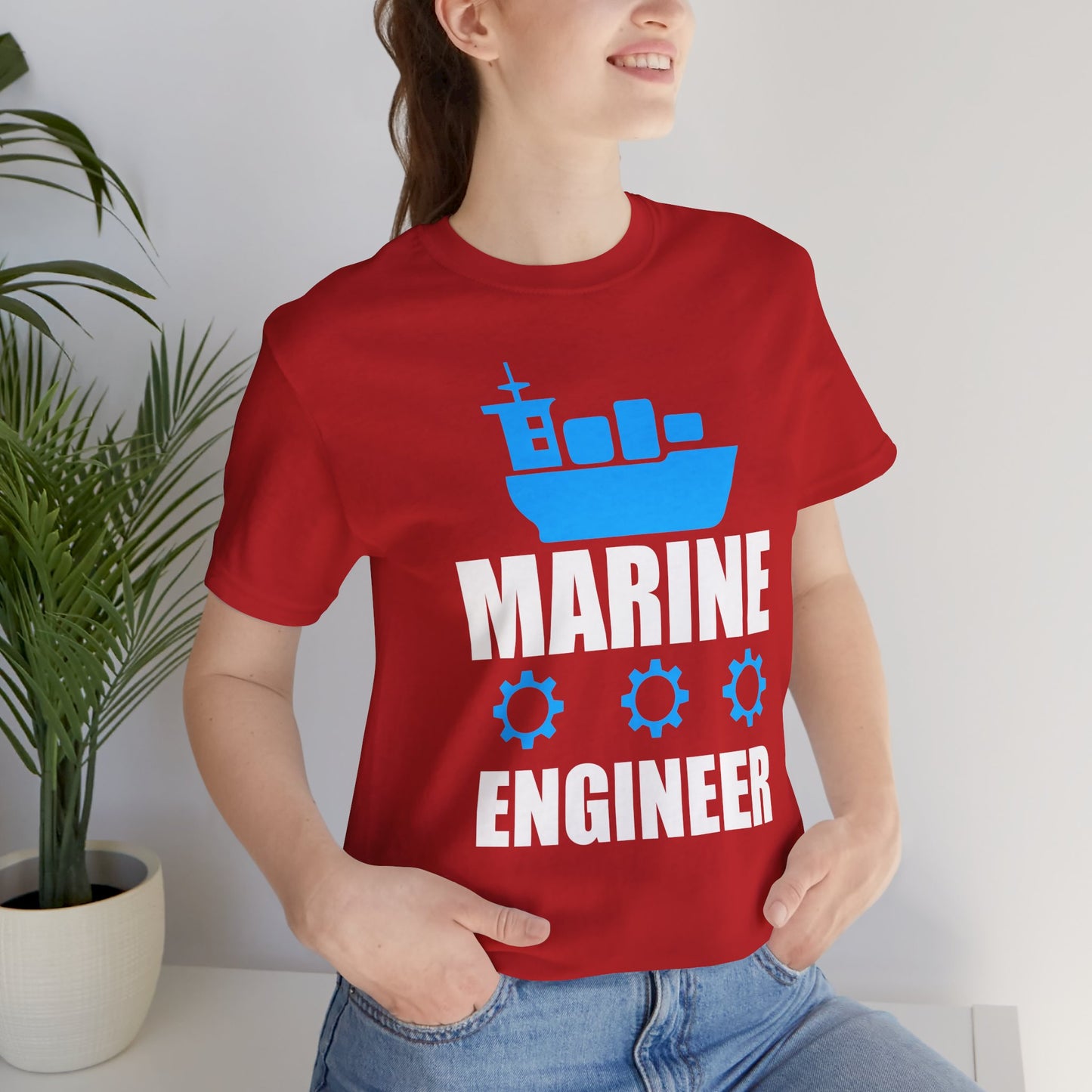 Marine Engineer - Unisex Jersey Short Sleeve Tee - 13667