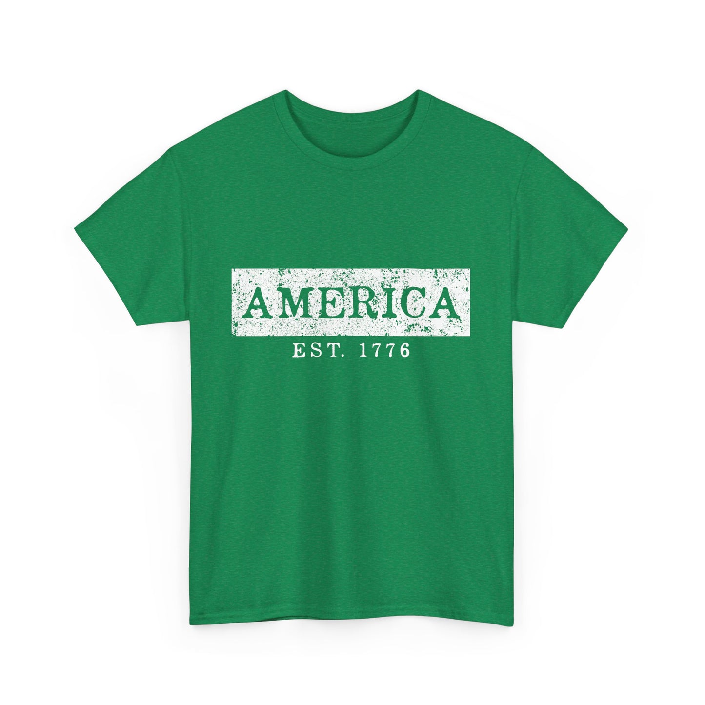 Patriotic Unisex Tee - America EST 1776, Vintage Style Shirt, Independence Day Gift, Casual Wear, Gifts for Him/Her - 13736