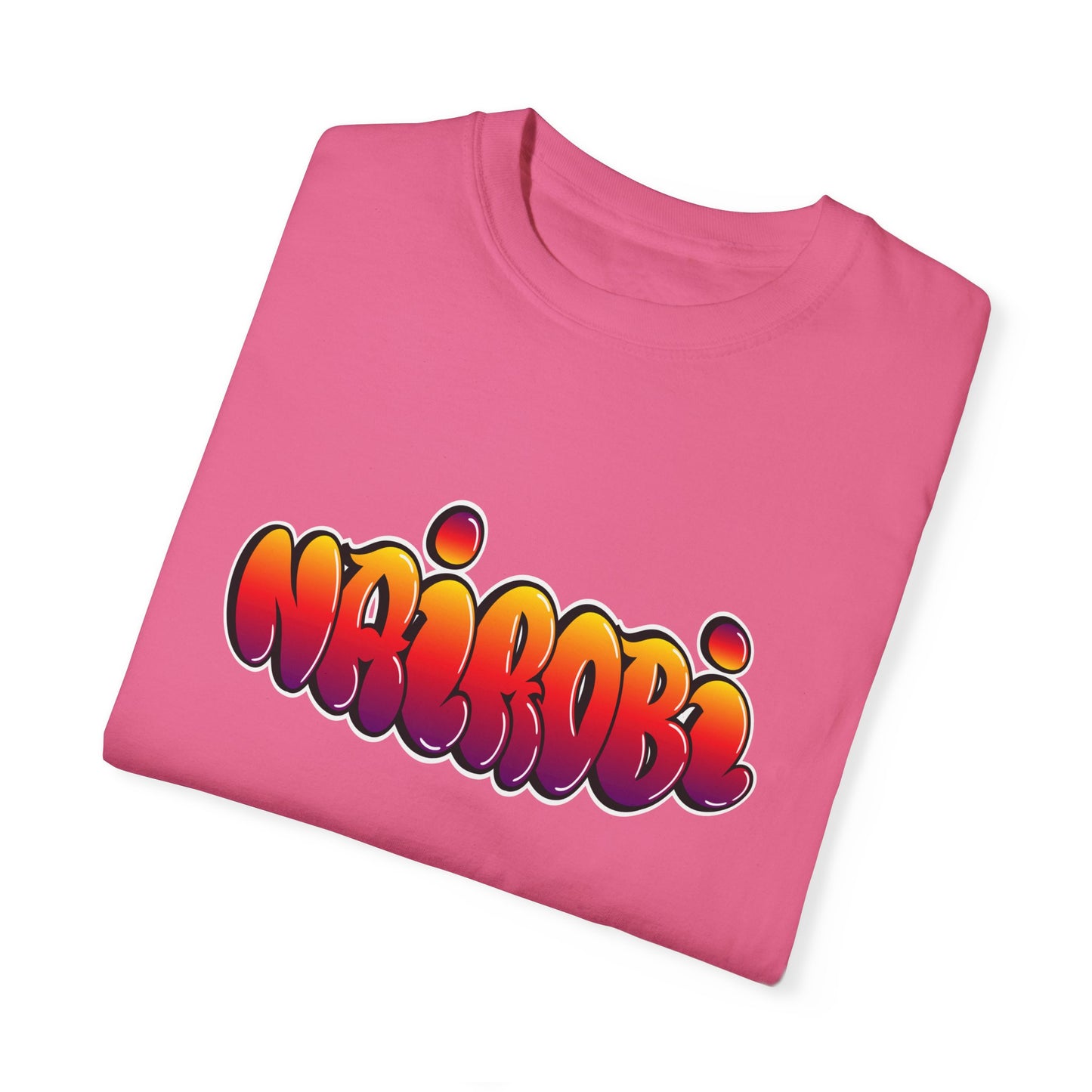 Nairobi Graphic T-Shirt - Unisex Garment-Dyed Tee - 12181