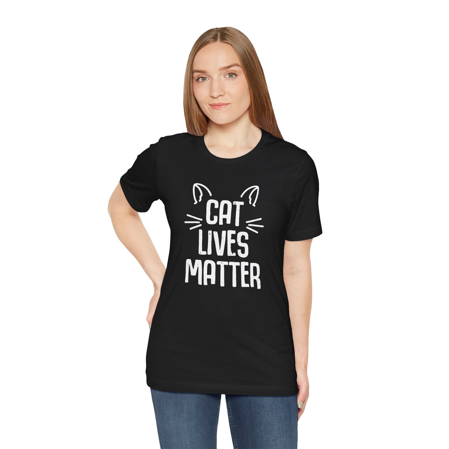 Cat Lives Matter - Unisex Jersey Short Sleeve Tee