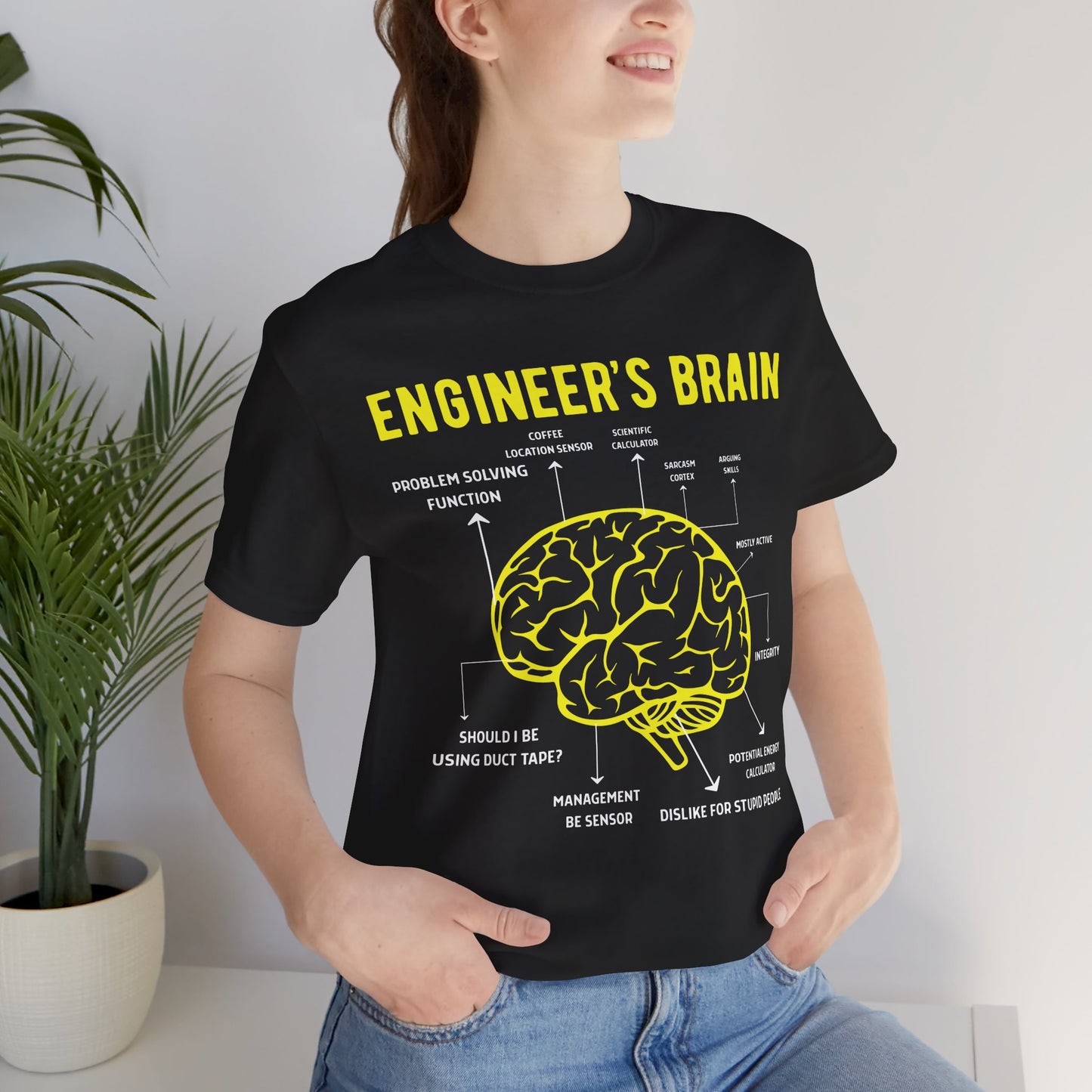 Engineer's Brain - Unisex Jersey Short Sleeve Tee - 13536