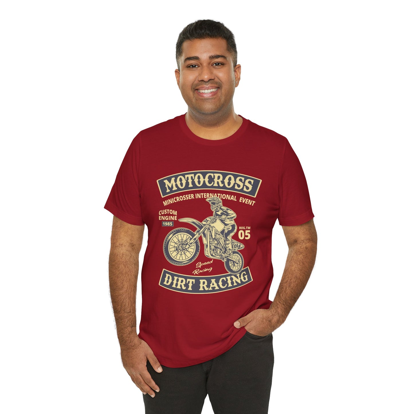Motocross, Dirt Racing - Unisex Jersey Short Sleeve Tee - 13147