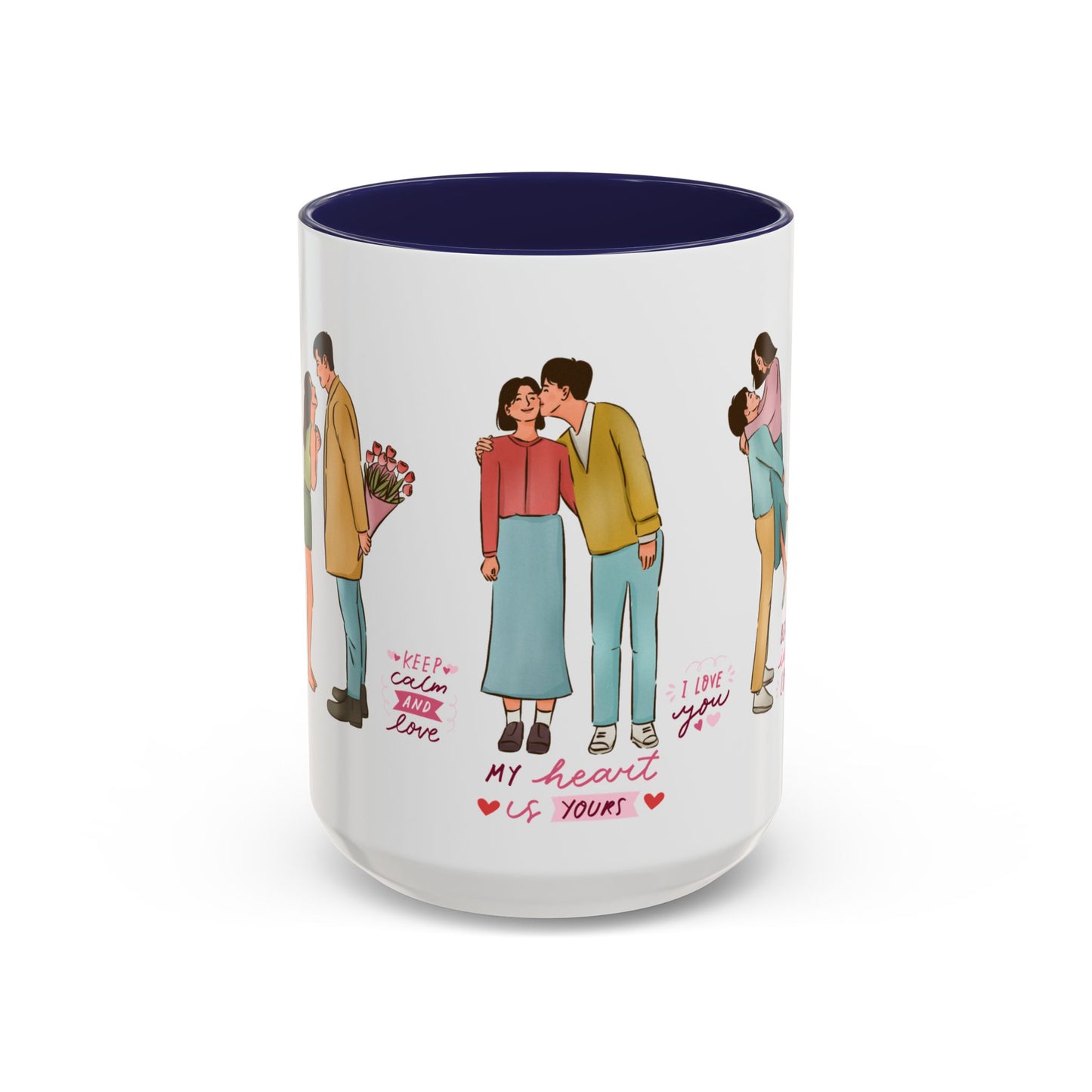 My Heart is Yours - Accent Coffee Mug (11, 15oz) - 11576