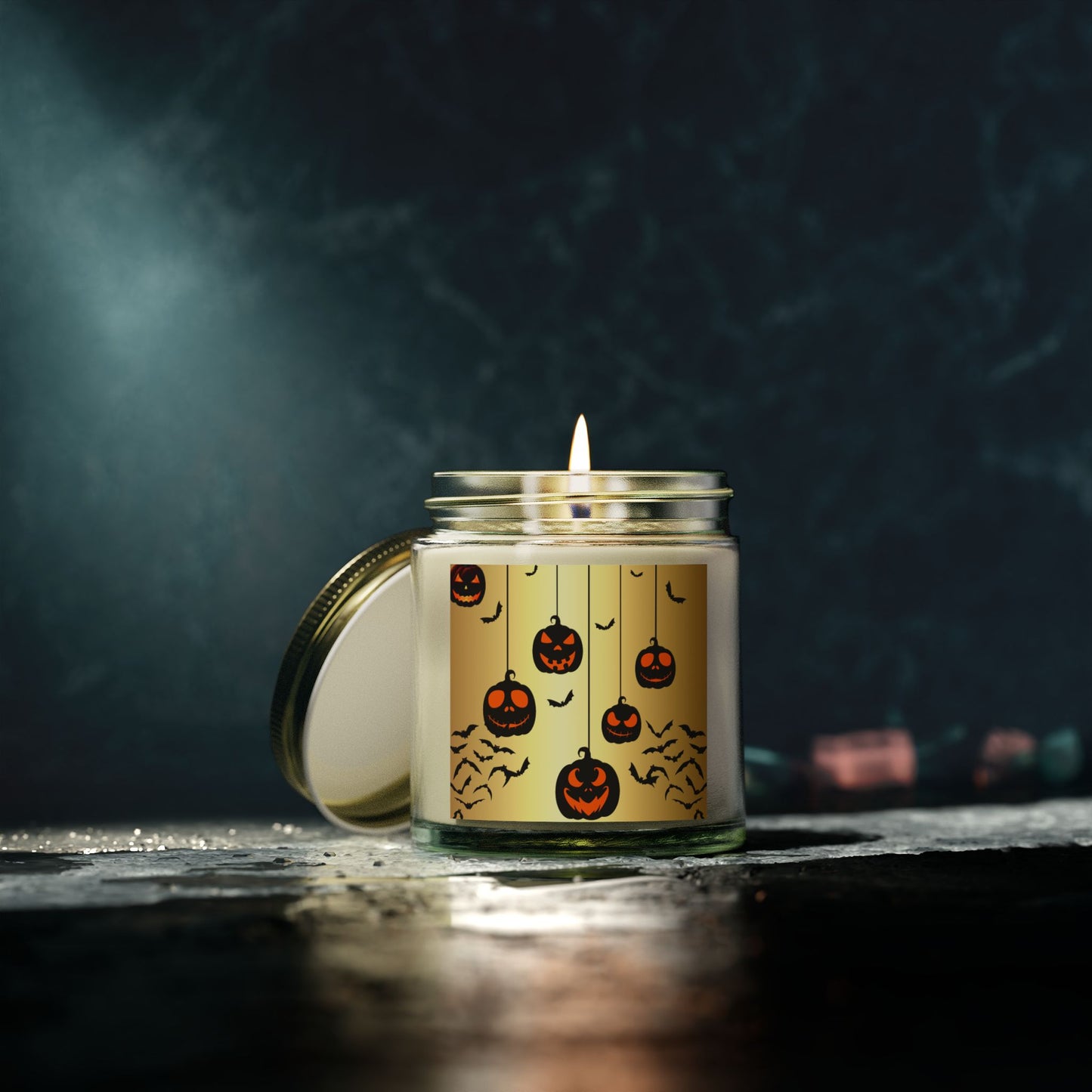 Pumpkin Party - Scented Coconut Apricot Candles (4oz, 9oz) - 14101
