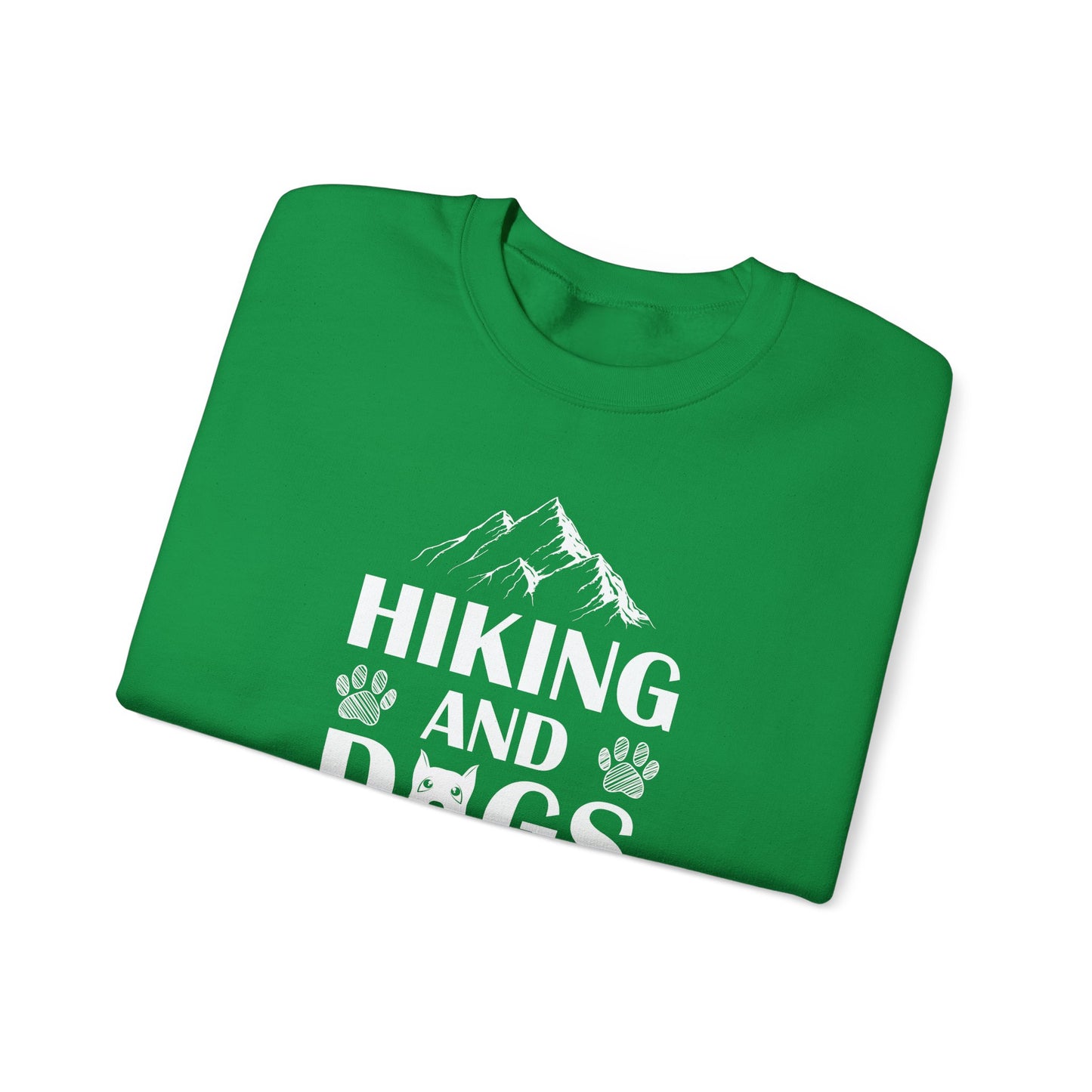 Hiking & Dogs Kinda Day - Unisex Heavy Blend™ Crewneck Sweatshirt