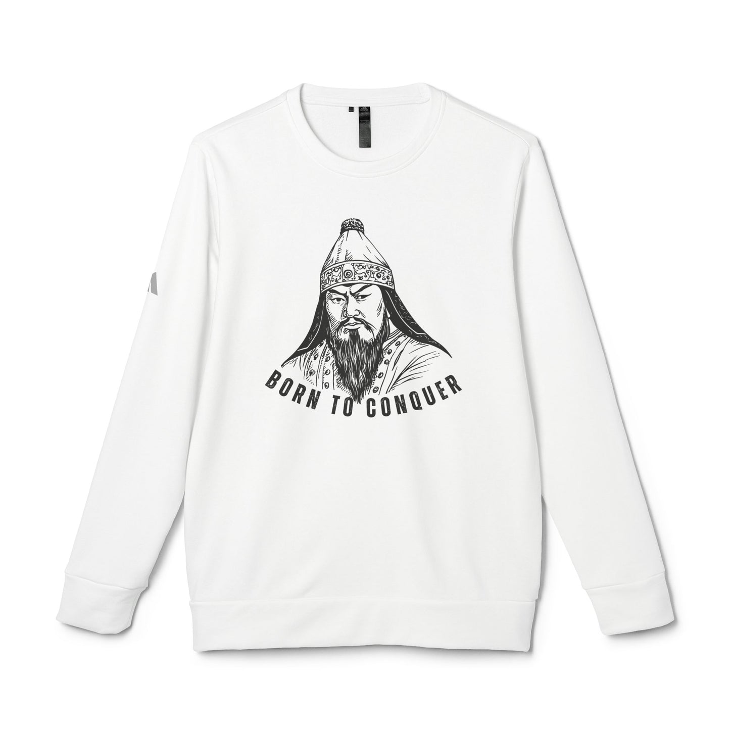 Mongolia: Chinggis Khan, Born To Conquer - Adidas Unisex Fleece Crewneck Sweatshirt