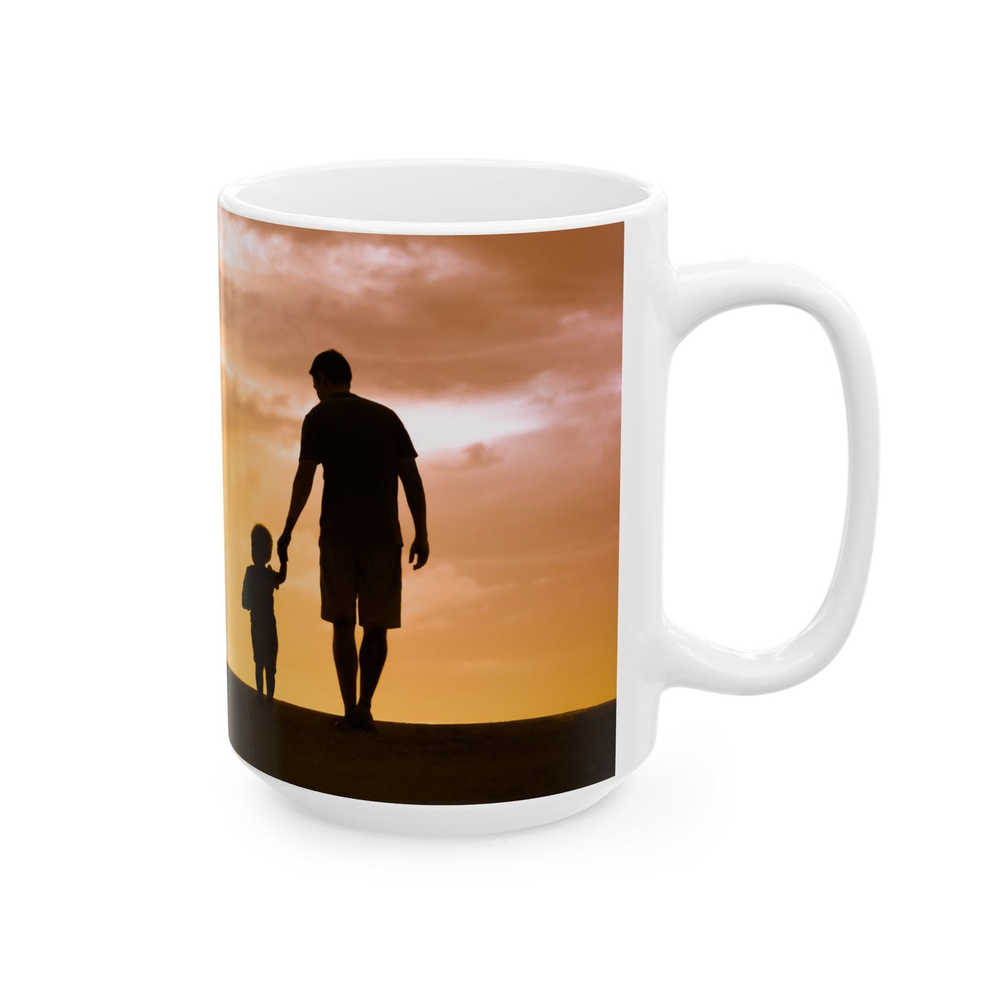 Father's Day Ceramic Mug, Gift for Dad, Dad Coffee Cup, Personalized Mug for Father, BBQ Lover's Mug, Great Gift for Him - 14057