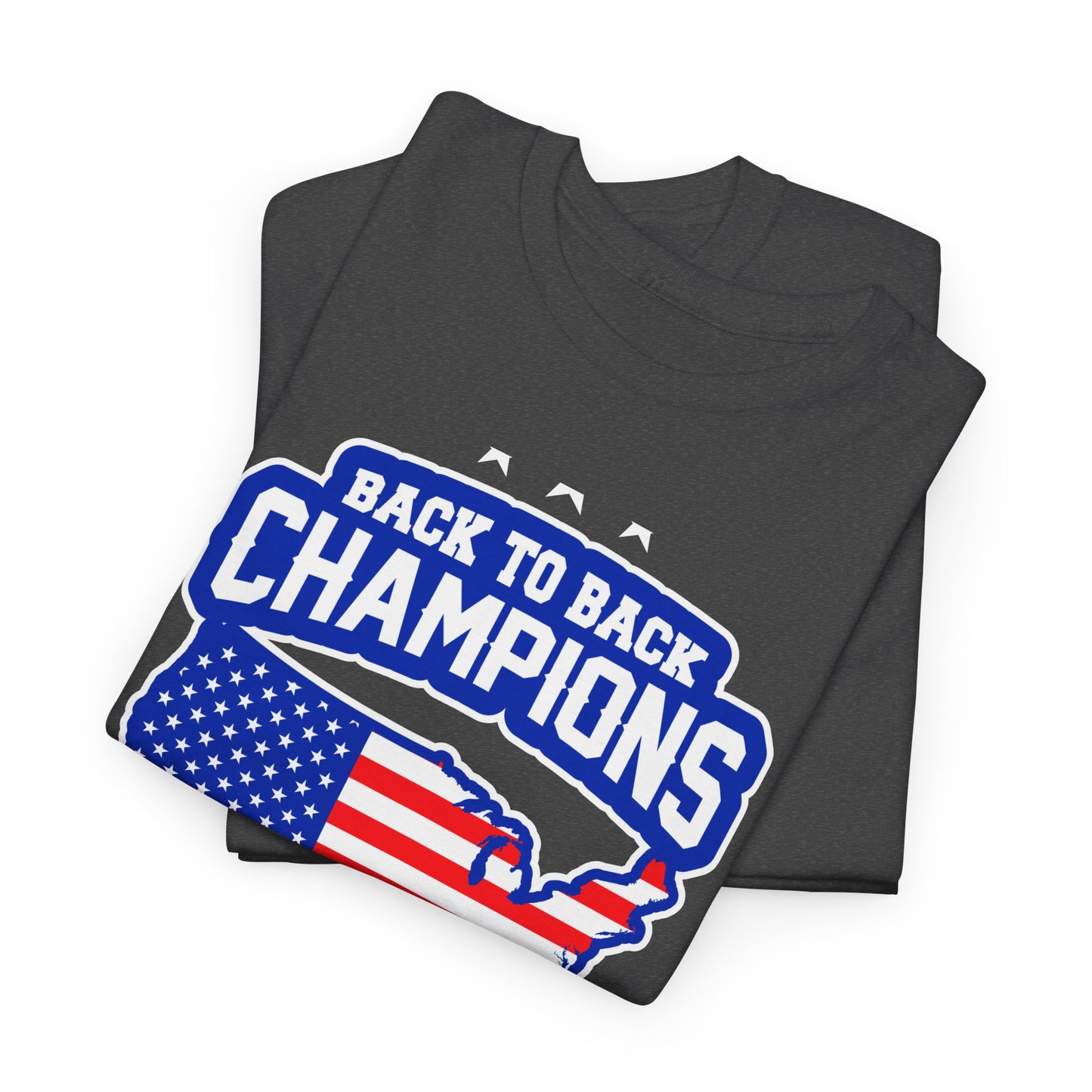 Back-to-Back Champions Unisex Tee | Perfect for Sports Fans, Casual Wear, Gifts, Fourth of July, BBQ Events - 13597