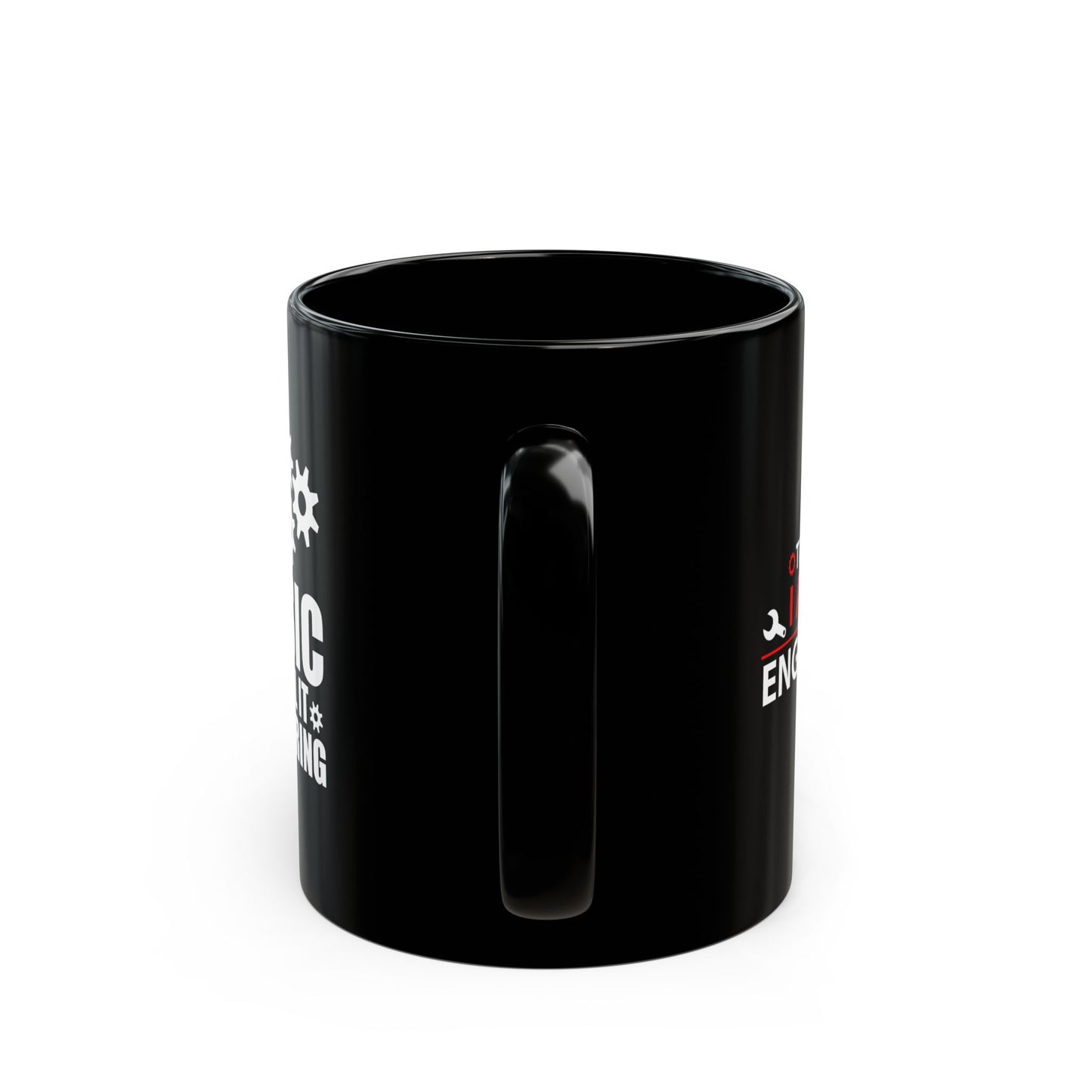 I'm A Dad & An Engineer, Nothing Scares Me  - Black Mug (11oz, 15oz)